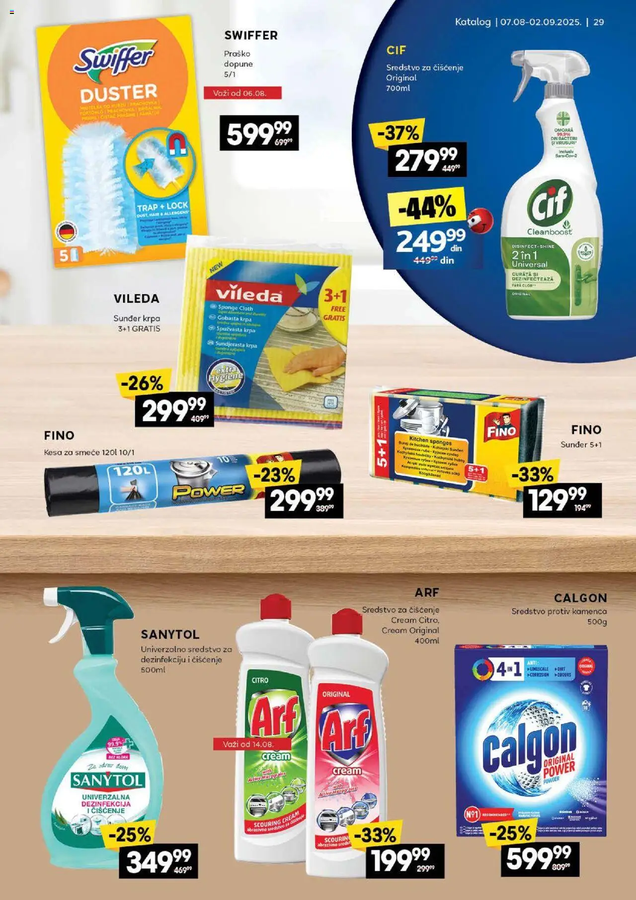 Idea katalog - važi od 07.08.2025 | Strana: 29 | Proizvode: Vileda, Sanytol