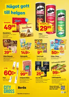 City Gross reklamblad aktuell från 25.08.2025 | Sida: 10 | Produkter: Baguette, Galler, Tutti frutti, Mandeltårta