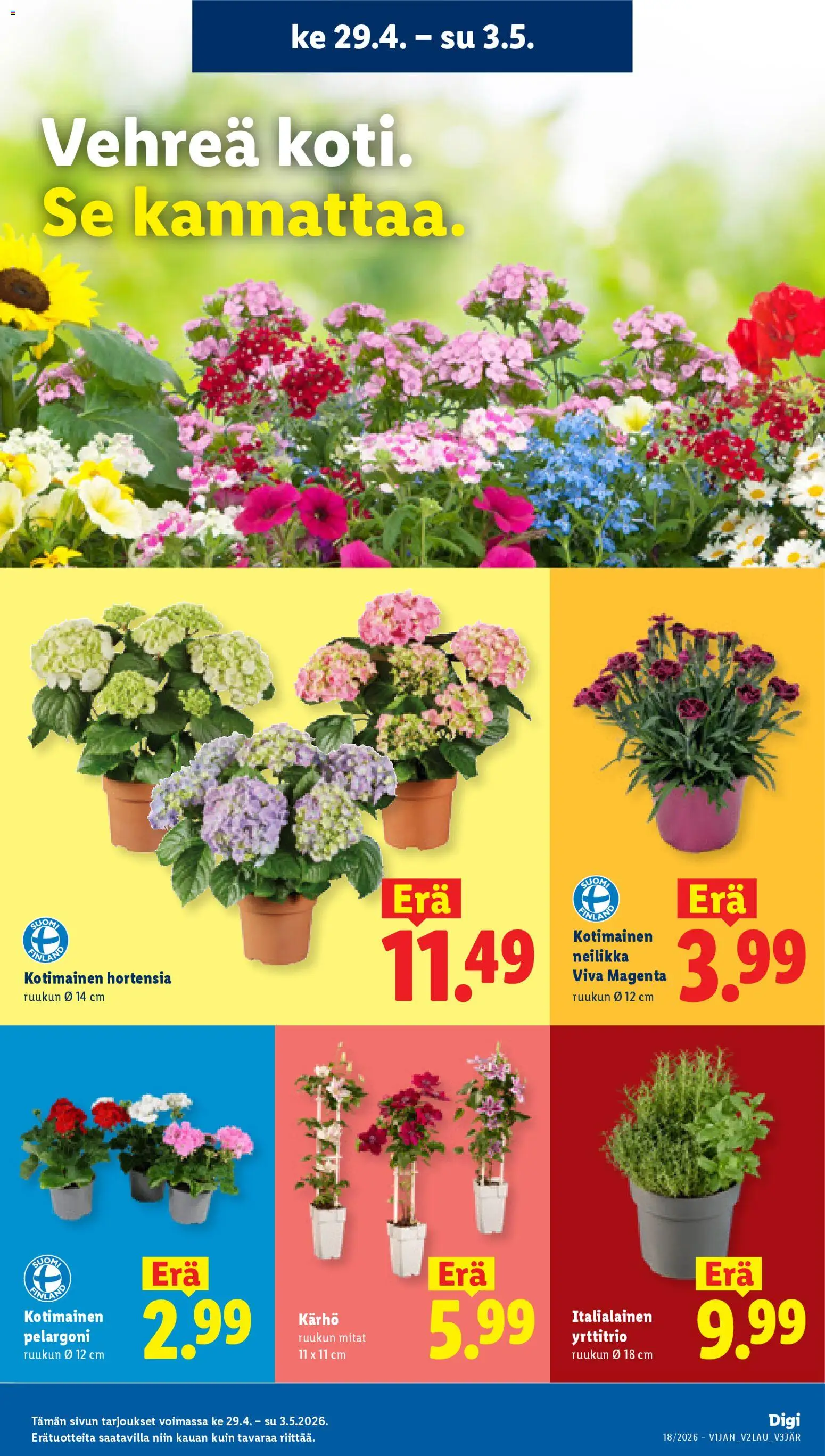 Lidl tarjoukset - Helsinki – voimassa 29.04.2026 alkaen | Sivu: 14