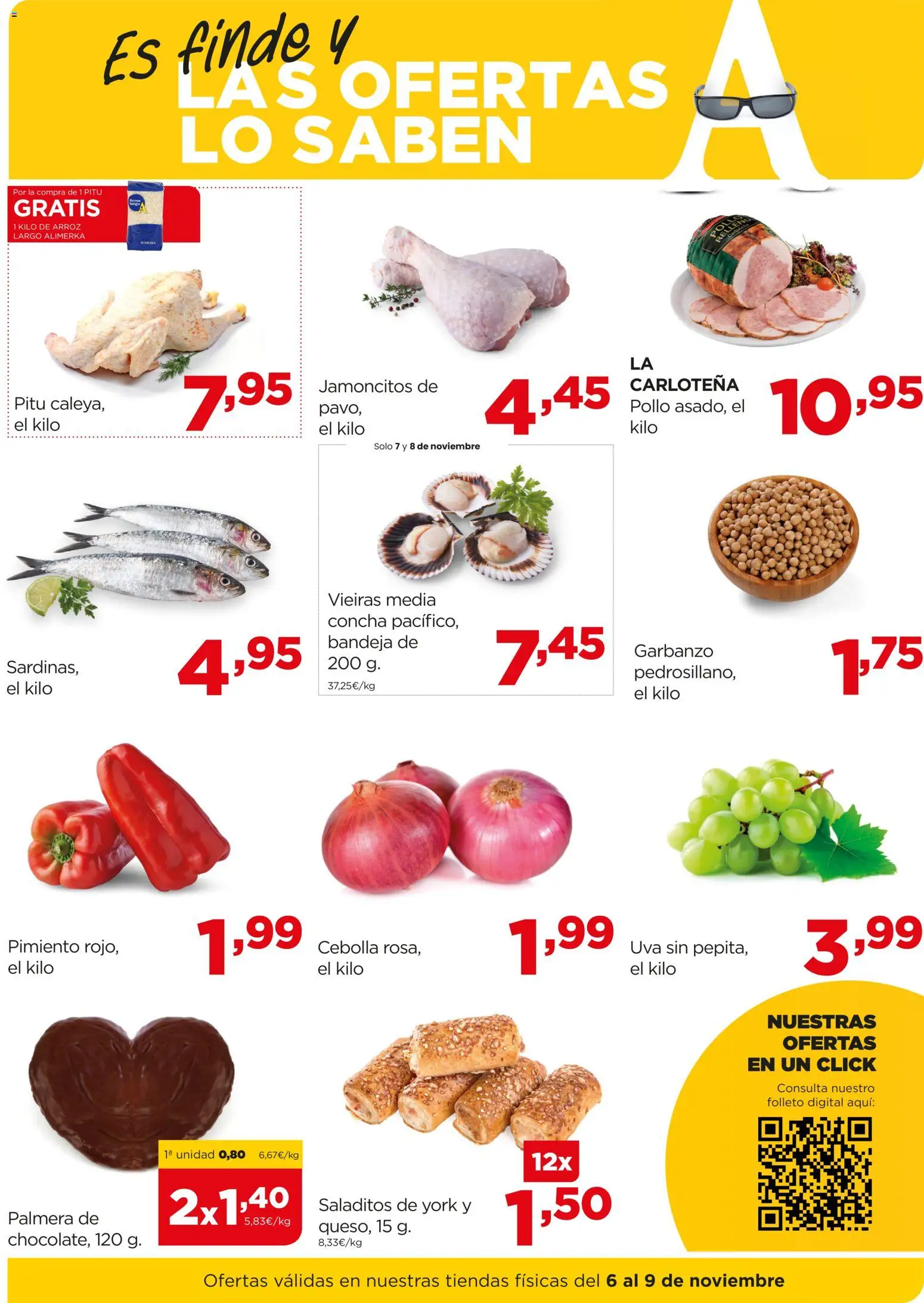 Alimerka - Fin de semana  │ válido desde el 06.11.2025 | Página: 2 | Productos: Arroz, Κάδος απορρυμάτων, Παγωμένο τσάι, Bandeja