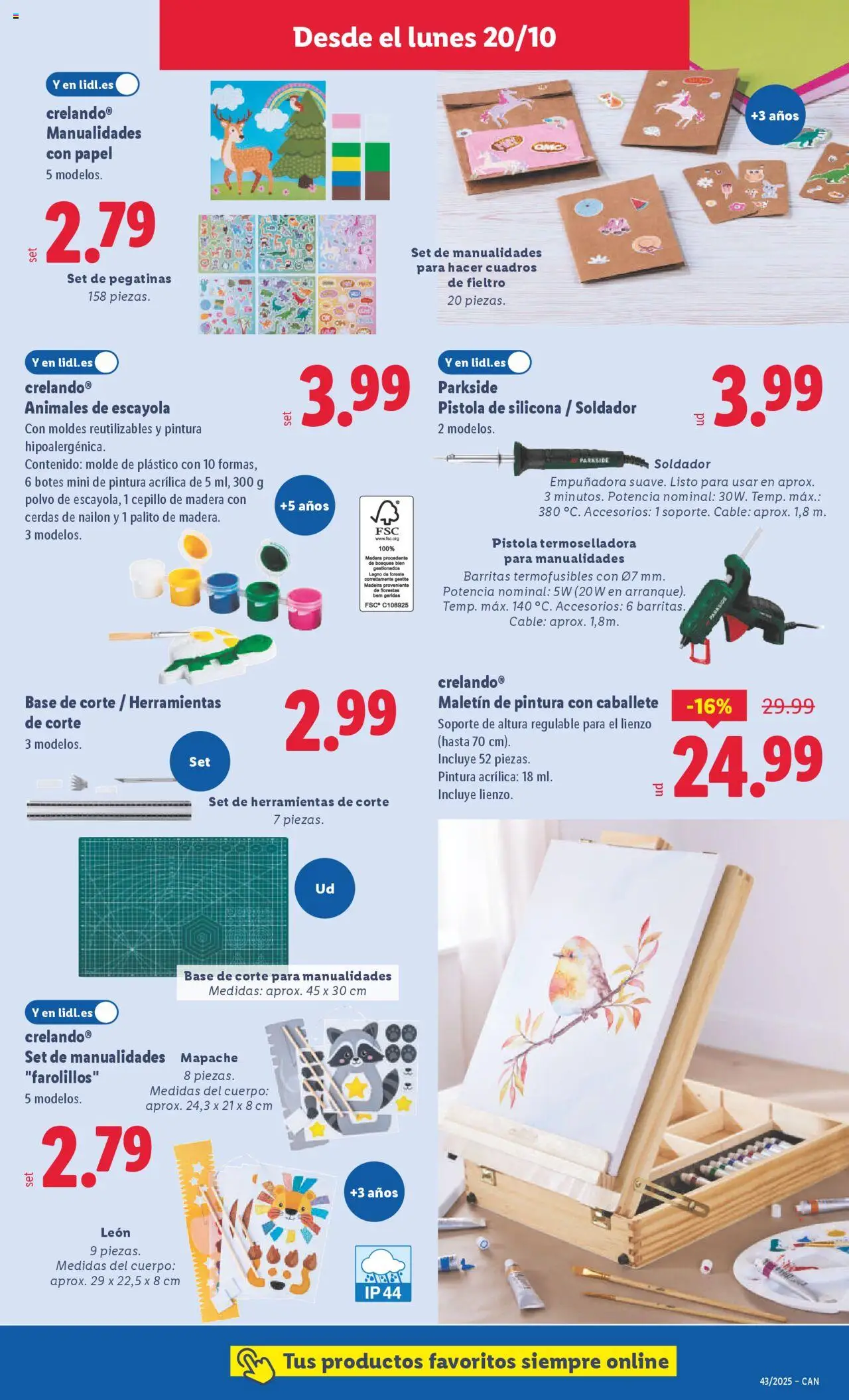 Lidl - Canarias │ válido desde el 20.10.2025 | Página: 17 | Productos: Polvo, Cepillo, Cable