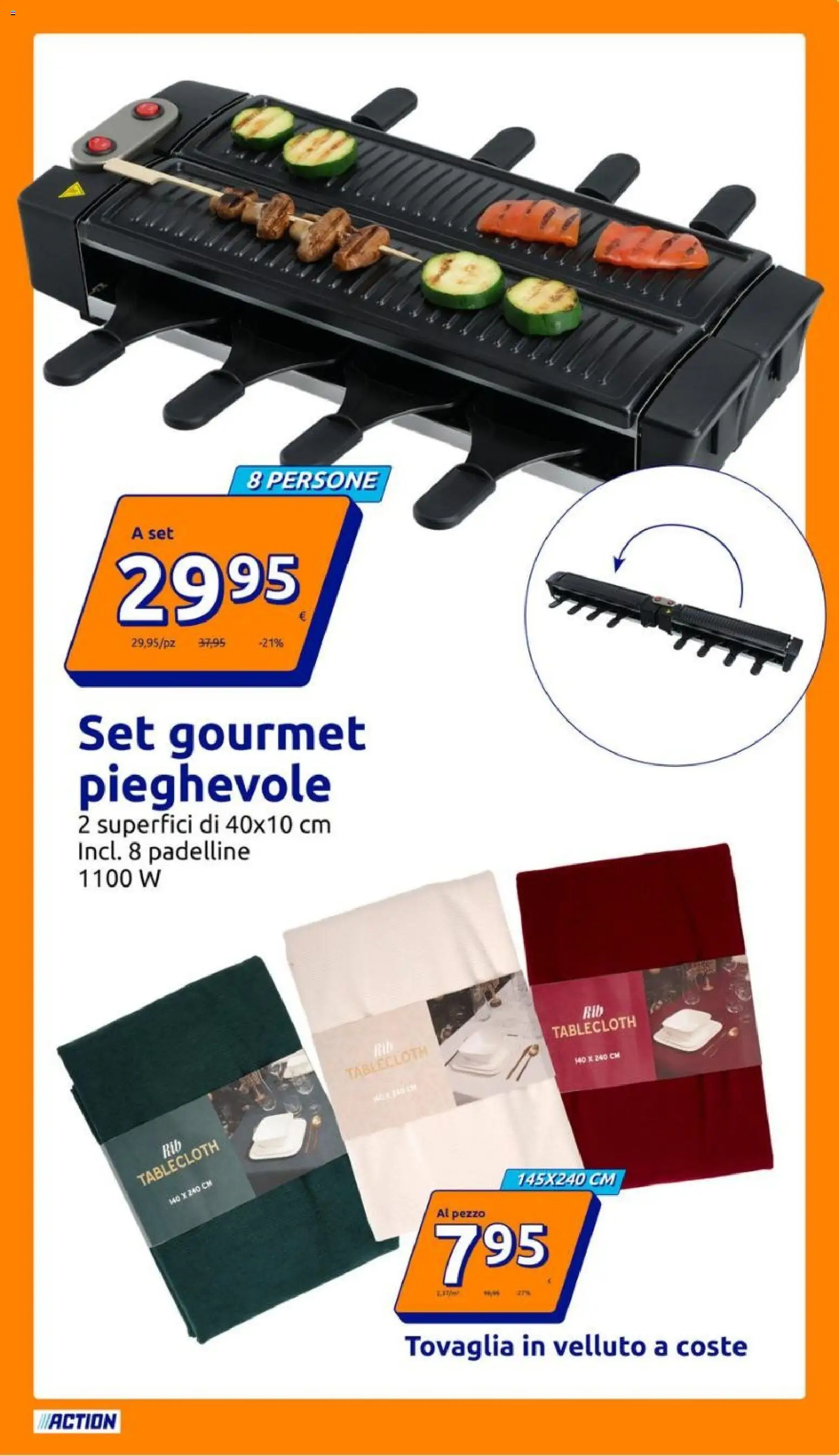 Volantino Action del 19.11.2025 | Pagina: 13 | Prodotti: Tovaglia