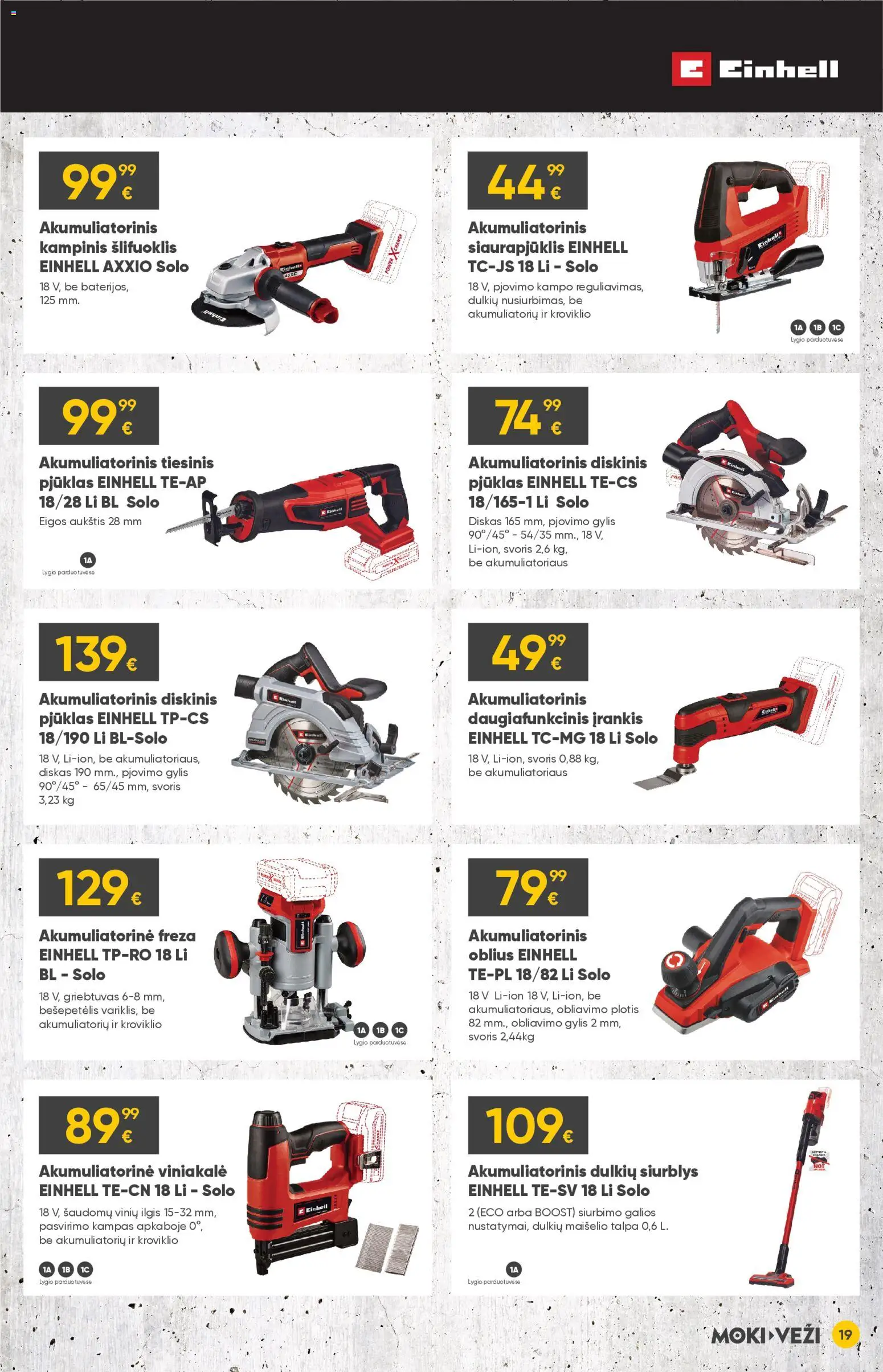 MOKI VEŽI akcijos nuo 05.02.2026 | Puslapis: 19 | Prekių: Diskas