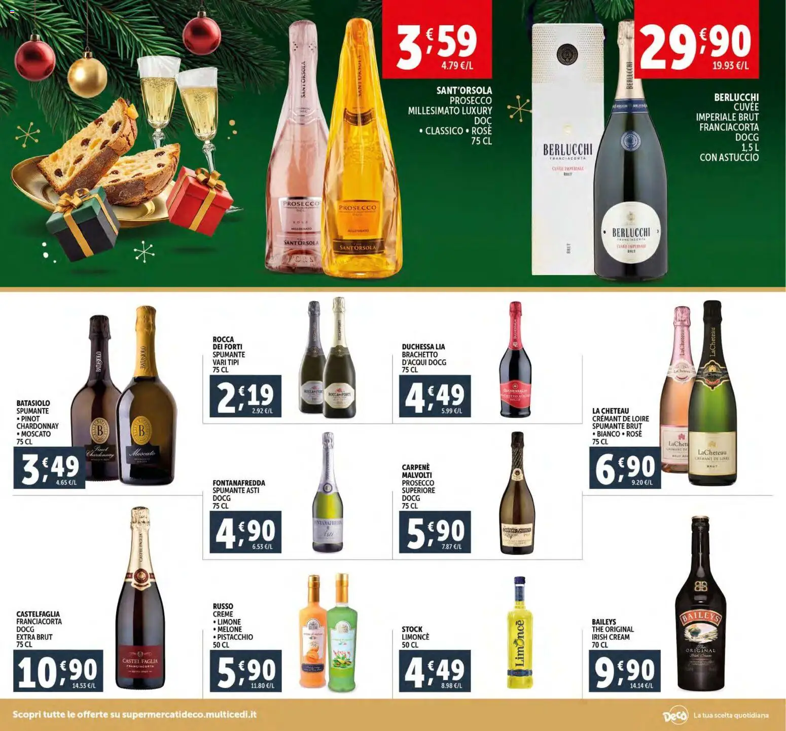 Volantino Decò del 15.12.2025 | Pagina: 6 | Prodotti: Prosecco, Limone, Melone, The
