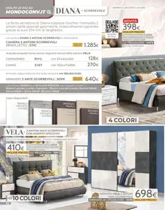 Anteprima del volantino Volantino Mondo Convenienza	 valido a partire dal 01.01.2026 | Pagina: 64 | Prodotti: Letto matrimoniale, Stucco, Materasso, Comodino
