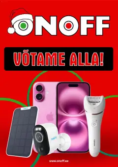 ONOFF kliendilehe eelvaade alates 05.01.2026
