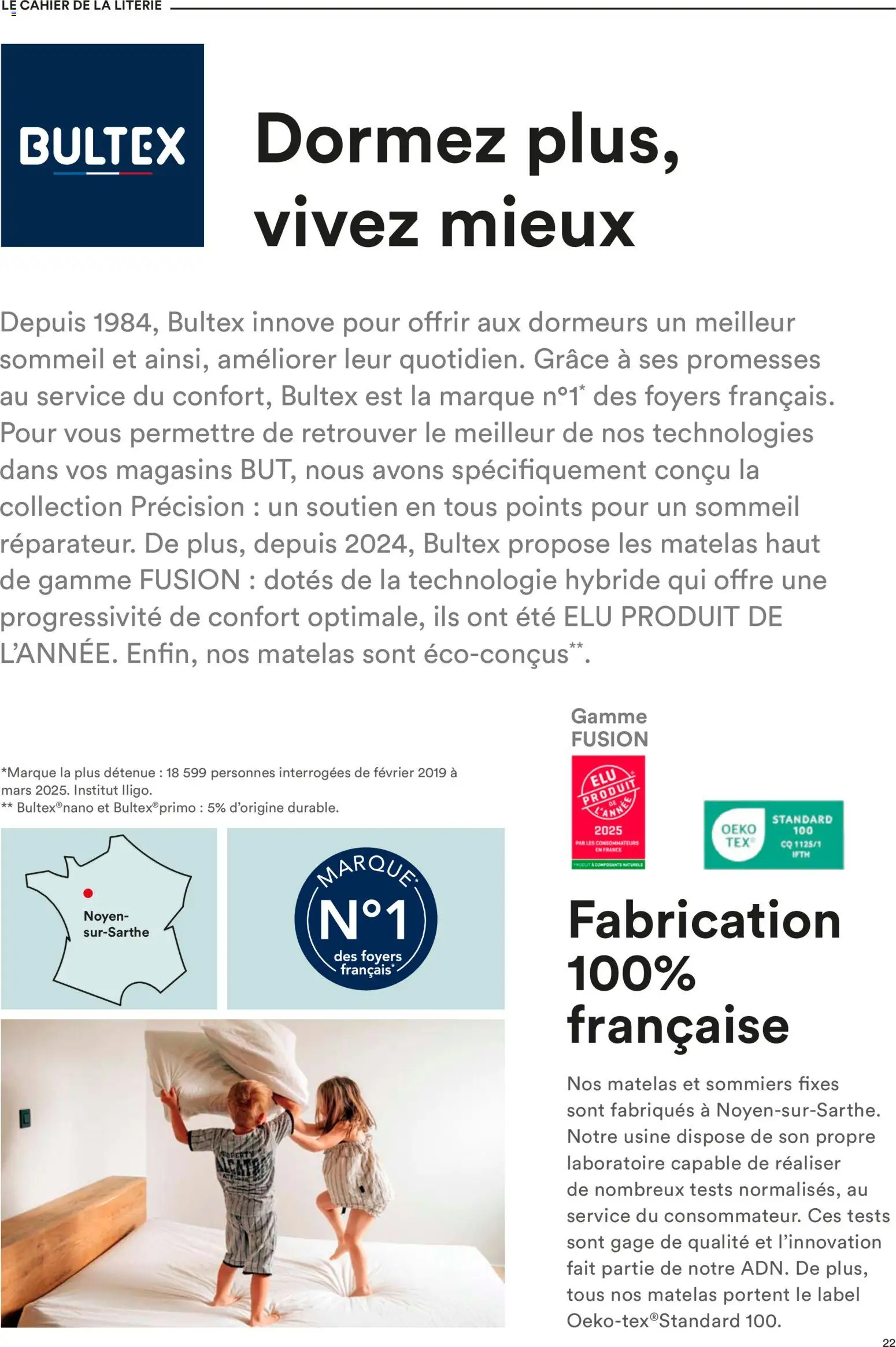 {H1} | Page: 22 | Produits: Matelas, Literie