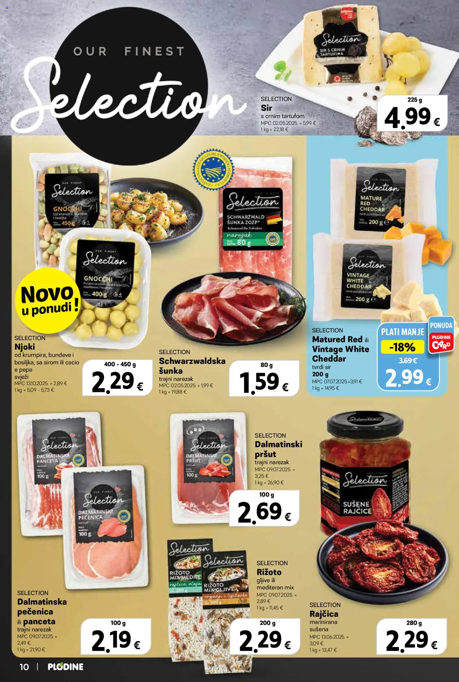 Plodine katalog | vrijedi od 03.12.2025 | Stranica: 10 | Proizvodi: Rižoto, Pršut, Narezak, Rajčica