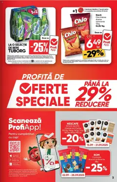 Noul catalog Profi – valabil de la 17.09.2025 | Pagină: 3 | Produse: Chilli, Ciocolată, Bere