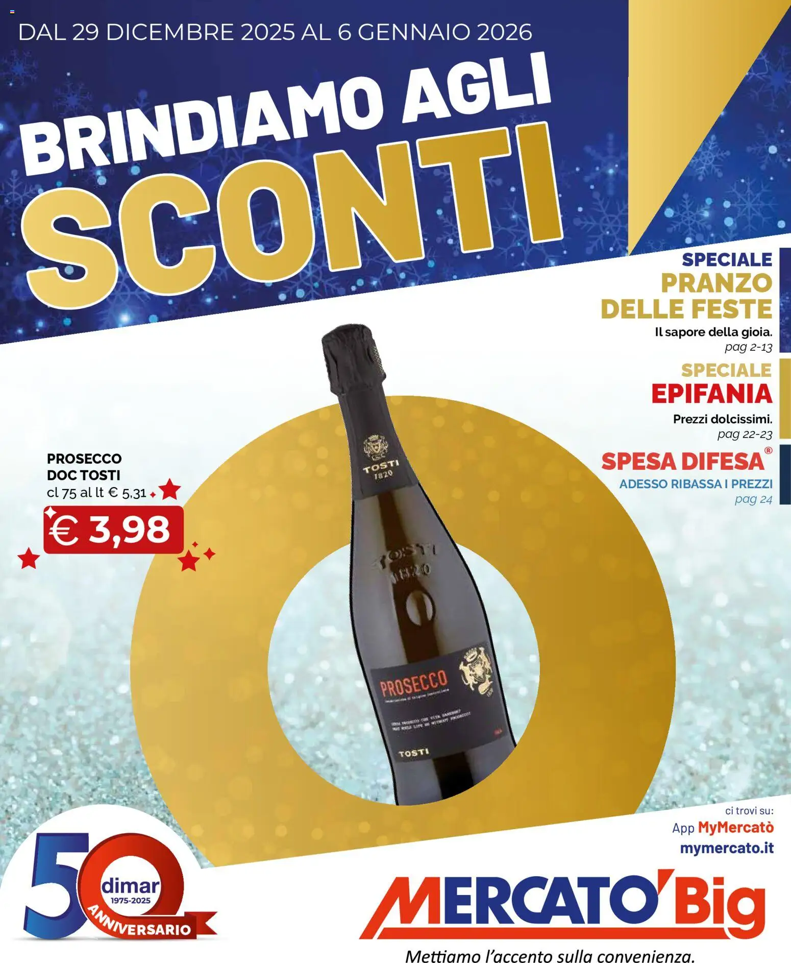 Volantino Mercatò del 29.12.2025 | Pagina: 1 | Prodotti: Prosecco