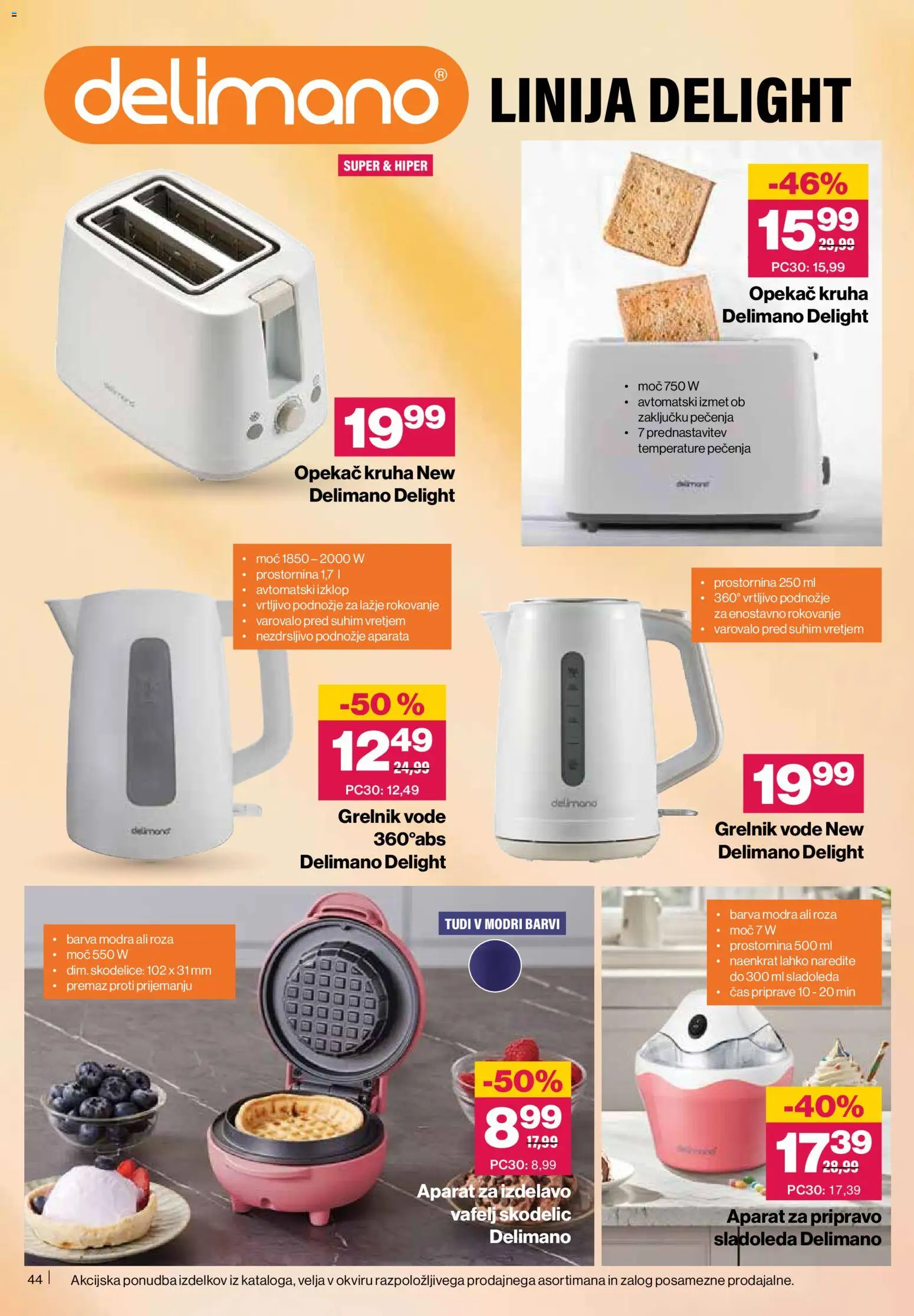 Novi Mercator katalog ponudbe – veljaven od 22.01.2026 | Stran: 44 | Izdelki: Grelnik vode, Barva