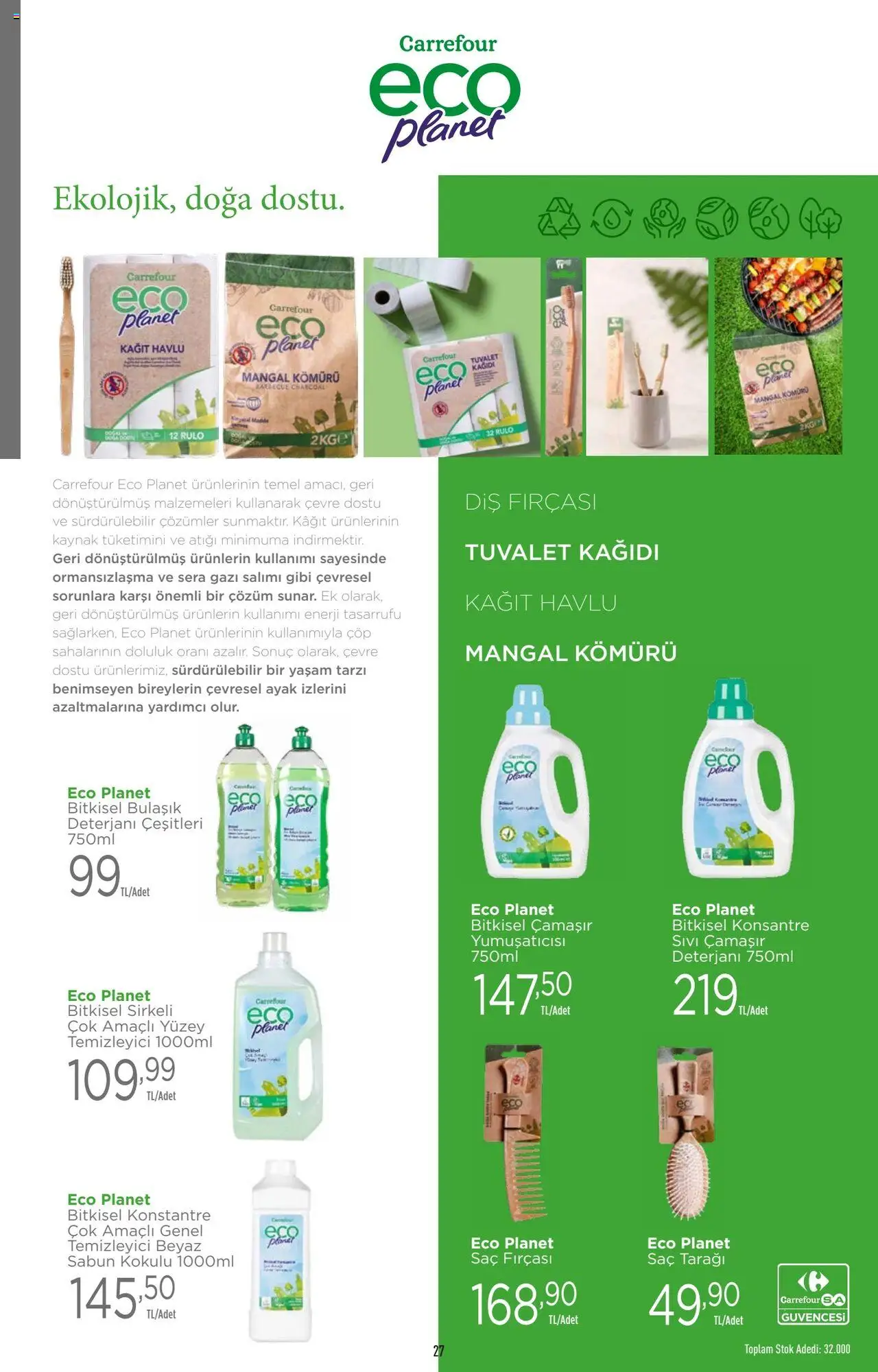 CarrefourSA Katalog - 09.10.2025 tarihinden itibaren geçerlidir | Sayfa: 27 | Ürünler: Diş fırçası, Bulaşık deterjanı, Kağıt havlu, Tuvalet kağıdı