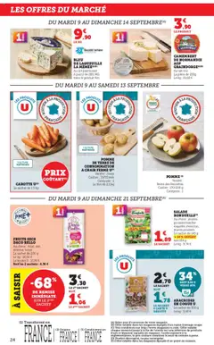  | Page: 24 | Produits: Pomme, Camembert, Carotte, Fruits secs