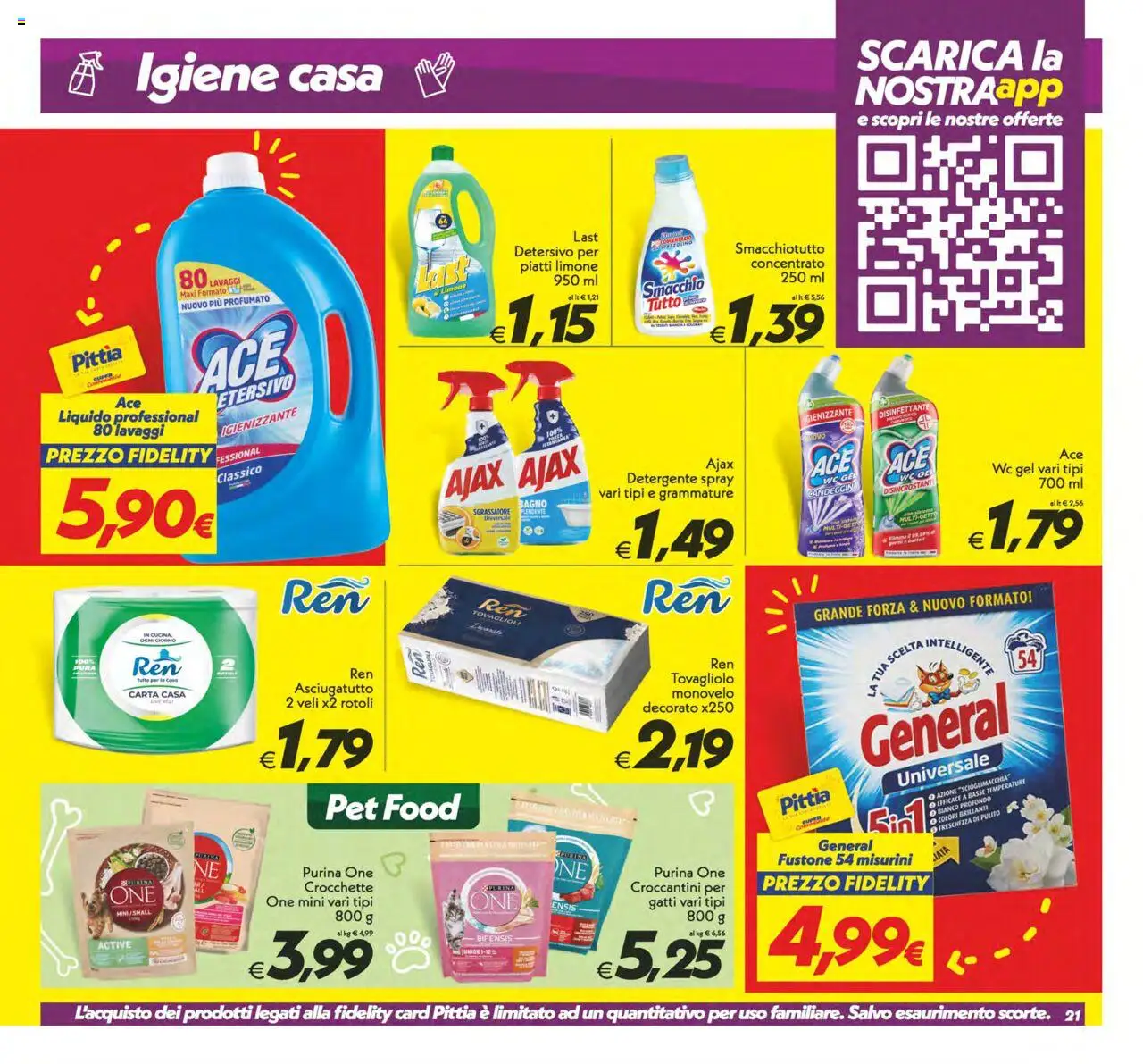 Volantino SuperConveniente del 12.09.2025 | Pagina: 21 | Prodotti: Candeggina, Limone, Asciugatutto, Bagno