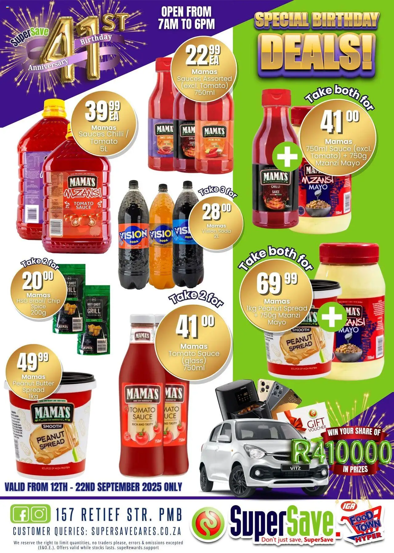 New Super Save catalogue – valid from 16.09.2025 | Page: 68 | Products: Grill, Butter, Chips, Sauce