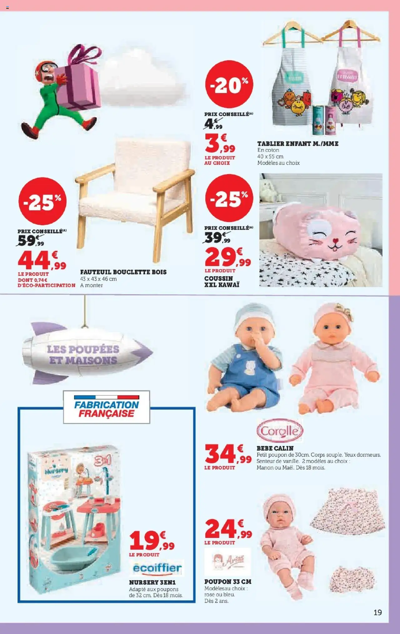 {H1} | Page: 19 | Produits: Tablier, Coton, Fauteuil