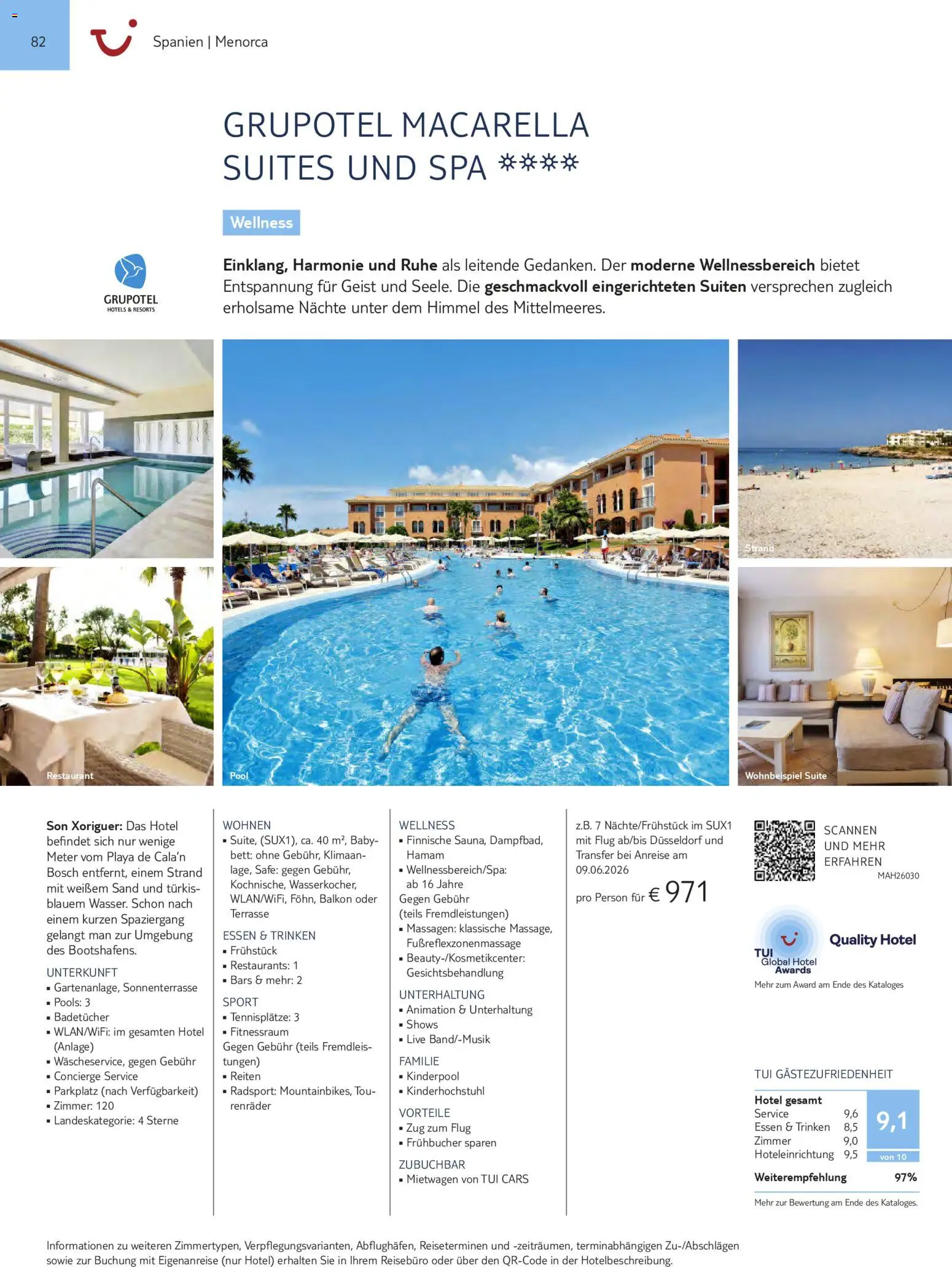 Aida  Südeuropa & Nordafrika 2026/27 – gültig ab 01.01.2026 | Seite: 82 | Produkte: Bosch, Bett