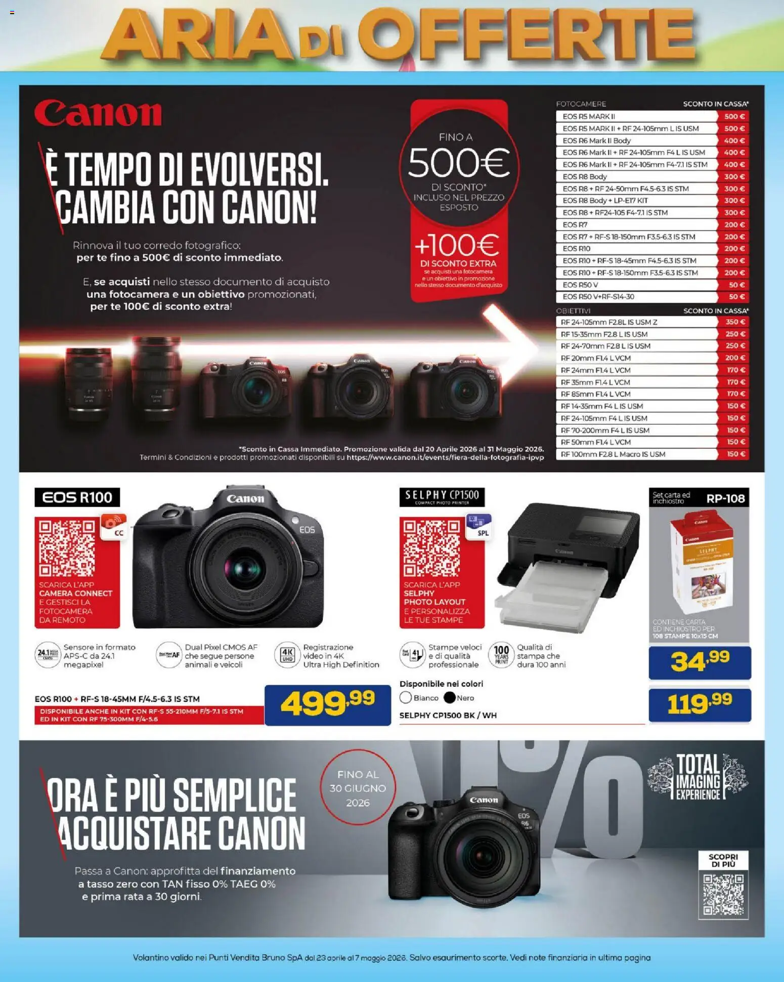 Volantino BRUNO del 23.04.2026 | Pagina: 7 | Prodotti: Tè, Video, Fotocamera, Stampa