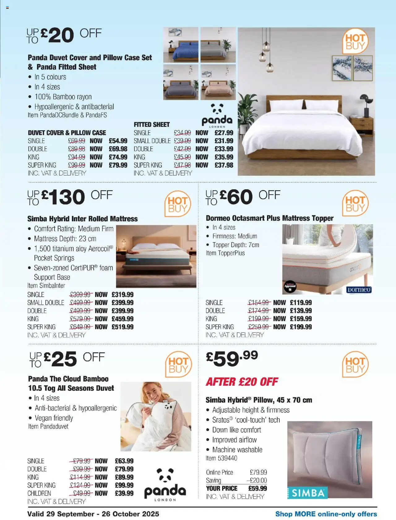 {H1} | Page: 32 | Products: Case, Mattress, Pillow