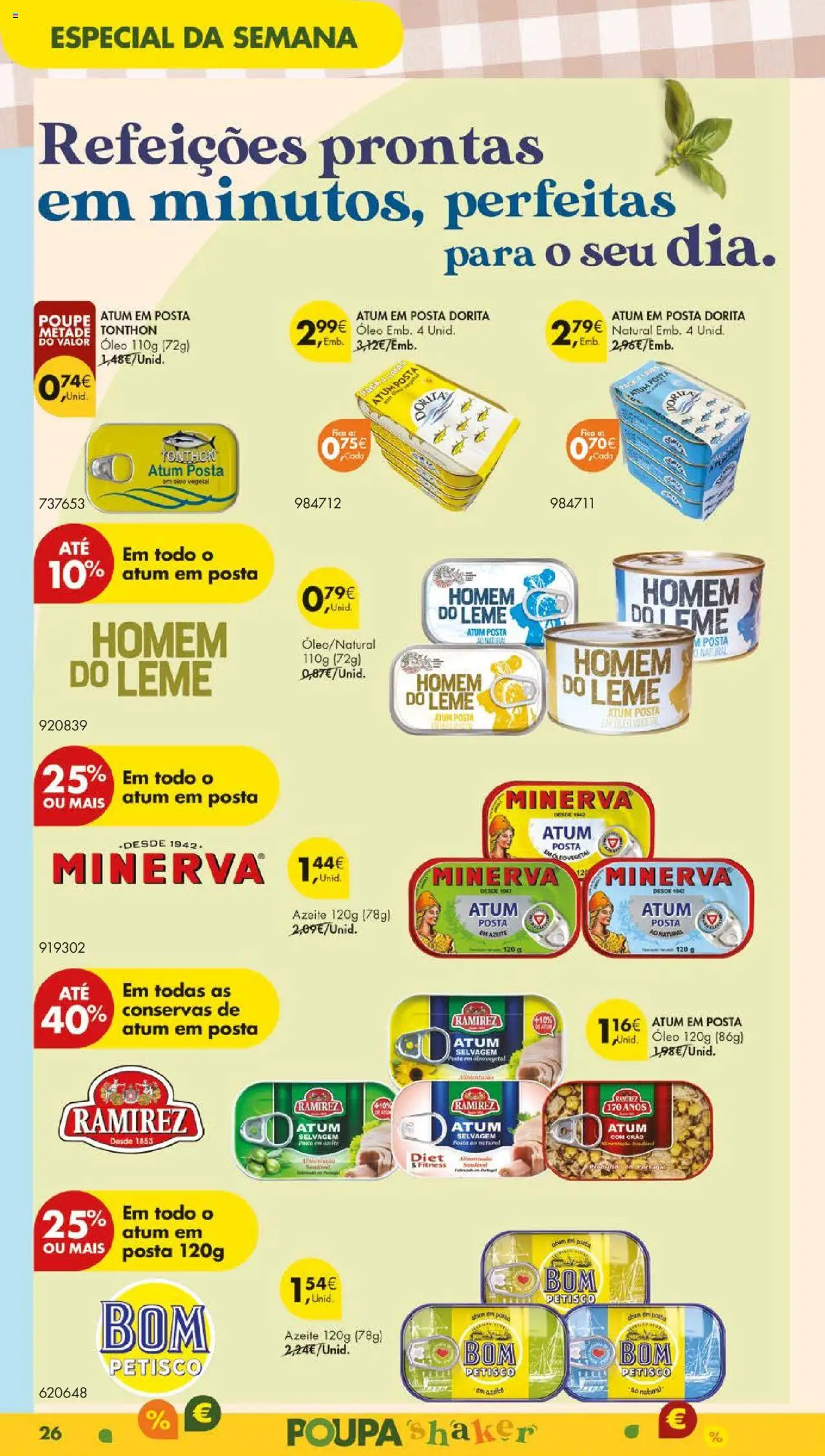 Pingo Doce folheto │ válido de 12.08.2025 | Página: 30 | Produtos: Atum, Azeite, Óleo