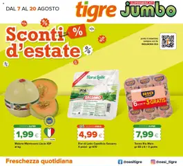 Anteprima del volantino Tigre Jumbo catalogo valido a partire dal 07.08.2025