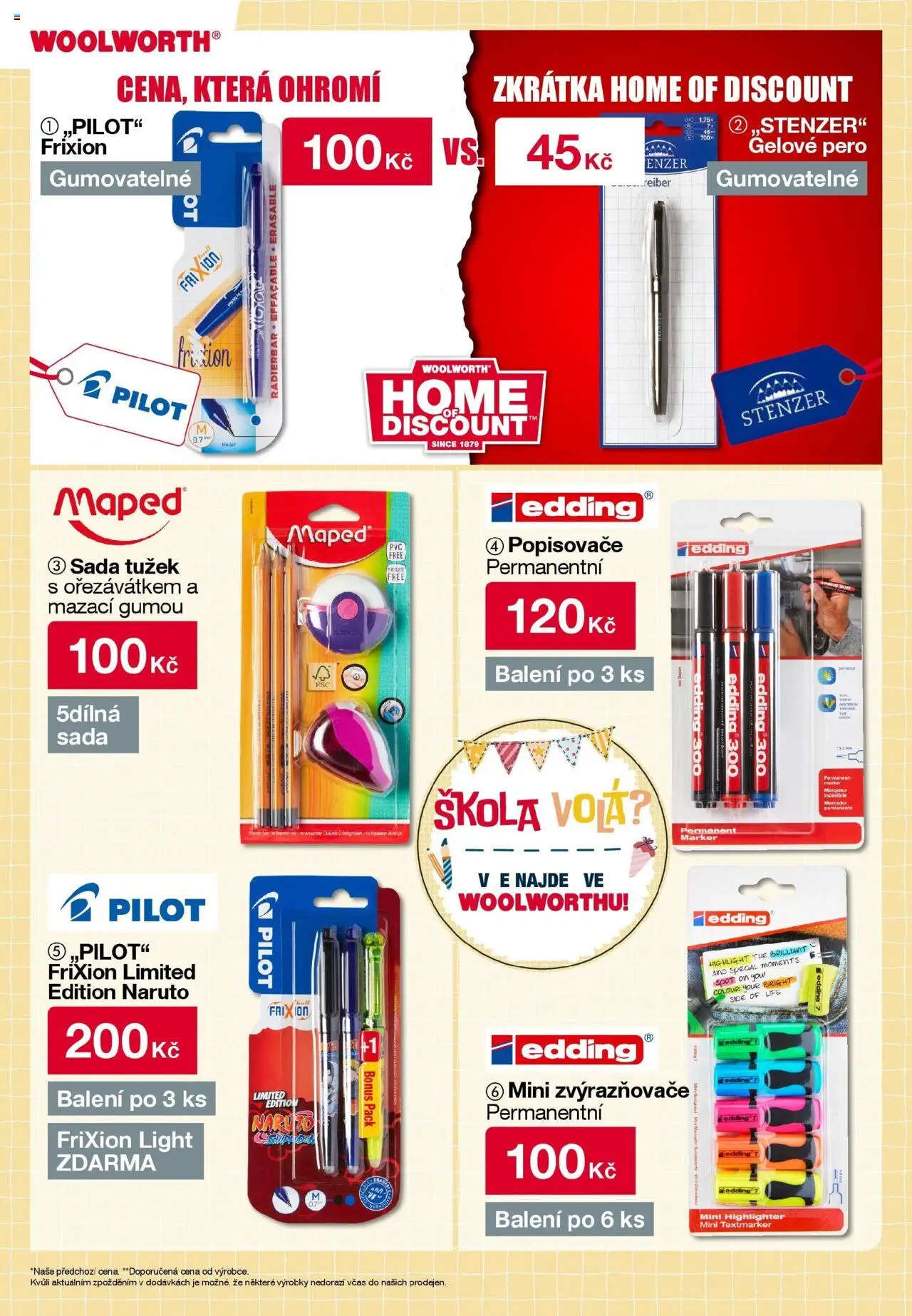 Woolworth leták od 22.08.2025 - akční nabídka | Strana: 20 | Produkty: Pero