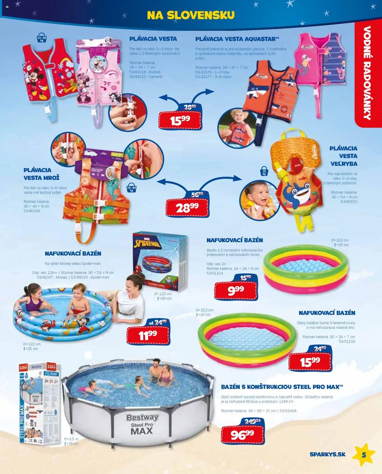 ALLTOYS letný katalóg │ platný od 26.06.2025 | Strana: 5 | Produkty: Bazén, Filtrácia, Vesta
