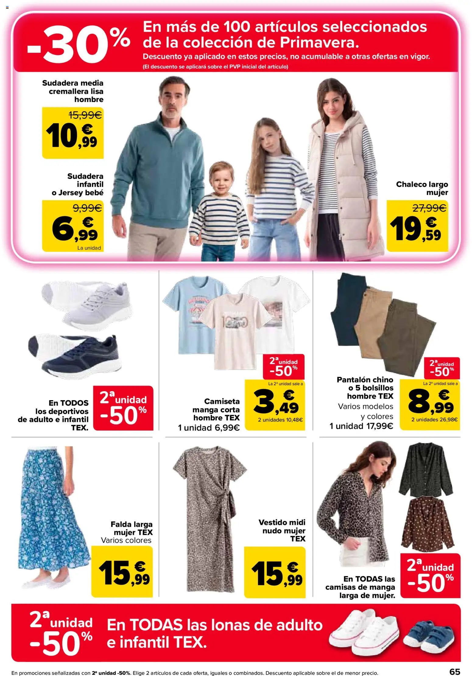 Carrefour folleto │ válido desde el 24.03.2026 | Página: 69 | Productos: Sudadera, Chaleco, Cable, Vestido midi
