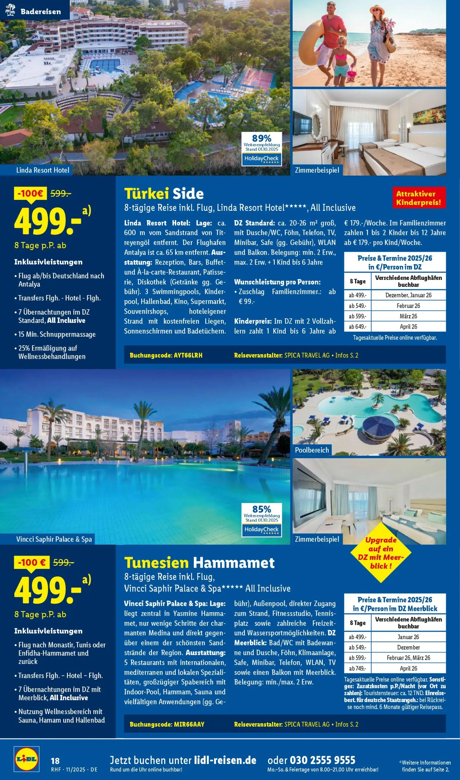 Lidl Reisen  - Black Friday – gültig ab 29.10.2025 | Seite: 18 | Produkte: Uhr, TV