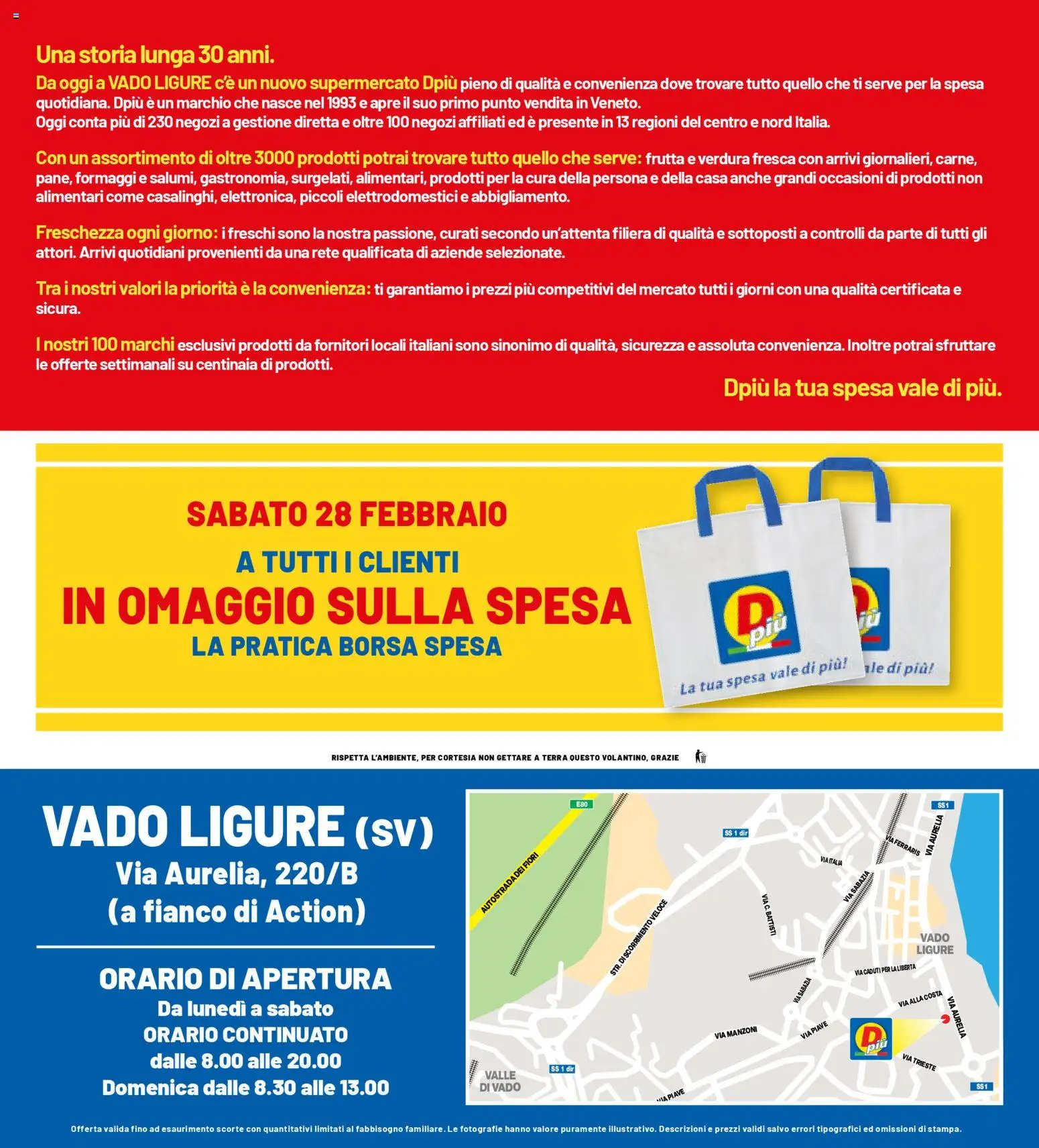 Volantino D Più del 26.02.2026 | Pagina: 20 | Prodotti: Frutta, Borsa, Terra