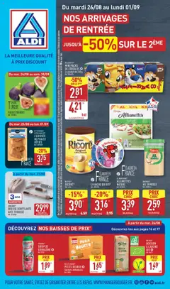 Aldi - Prévisualisation de Aldi catalogue semaine 35 valide à partir de 26.08.2025