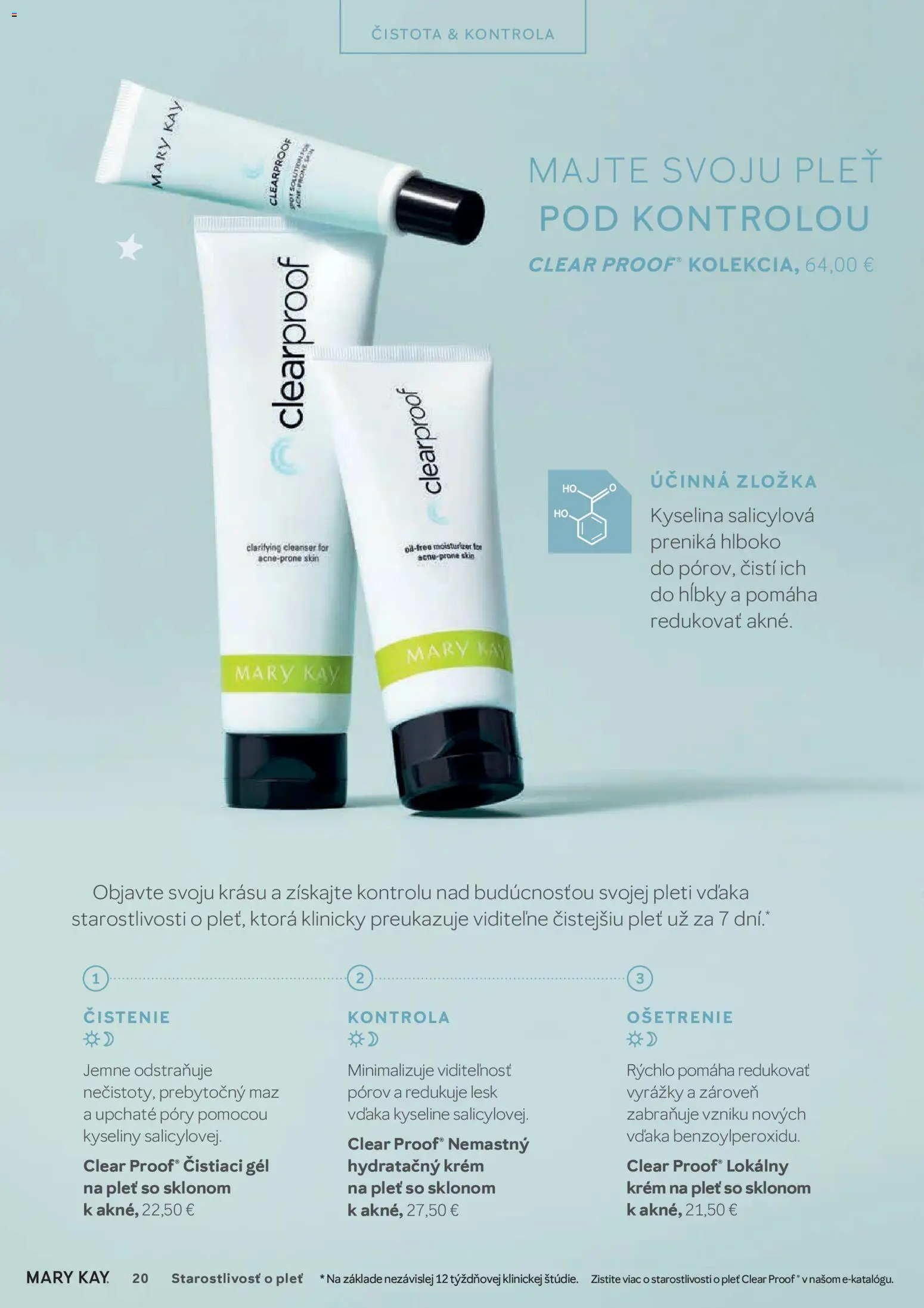 Nové Mary Kay akcie – leták je platný od 16.10.2025 | Strana: 20 | Produkty: Krém, Šál