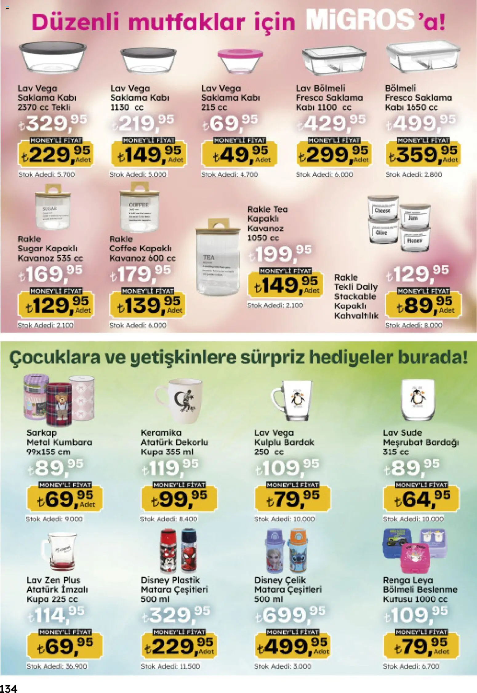 Migros Katalog - Migroskop - 16.04.2026 tarihinden itibaren geçerlidir | Sayfa: 134 | Ürünler: Zselatin