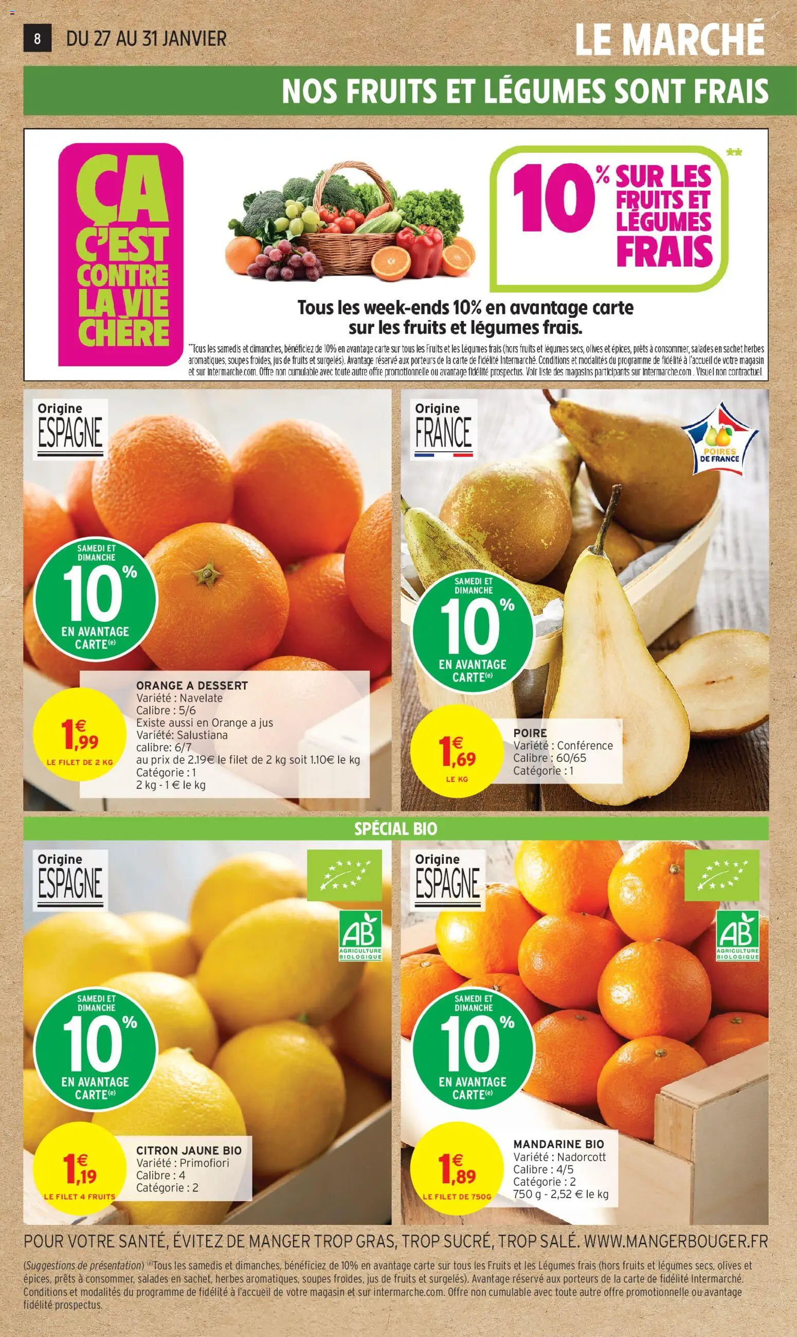 {H1} | Page: 8 | Produits: Orange a Jus, Citron, Orange, Poire