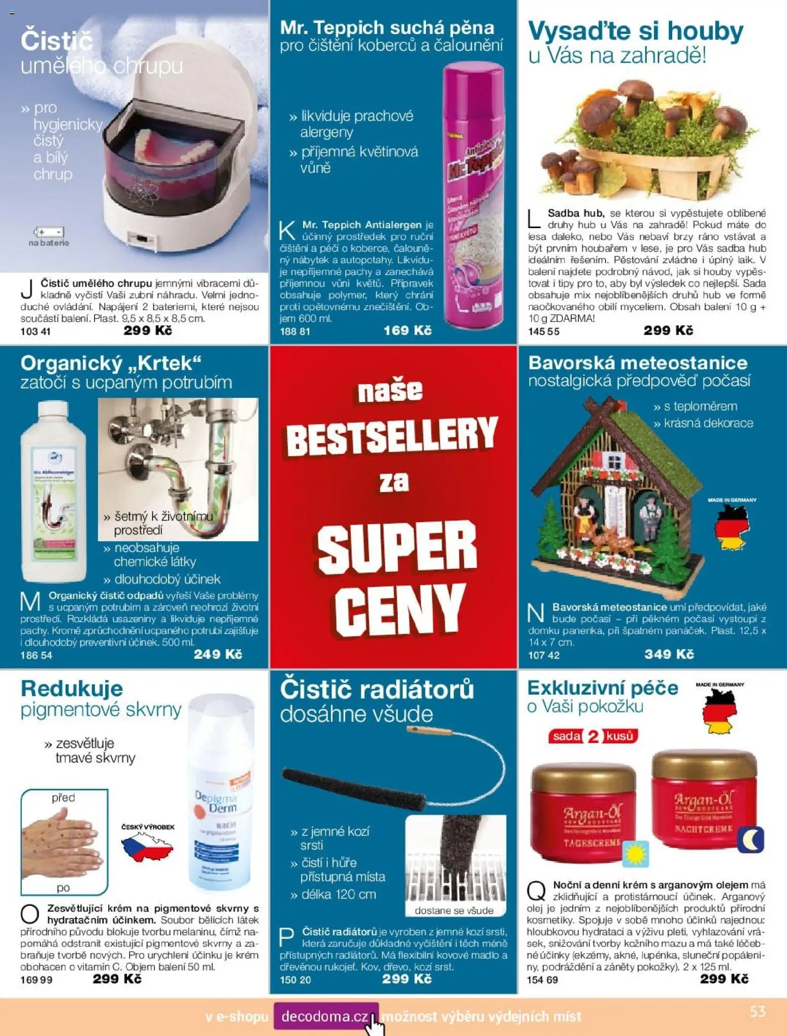 Decodoma katalog od 16.02.2026 | Strana: 53 | Produkty: Krém, Meteostanice, Nábytek, Dekorace