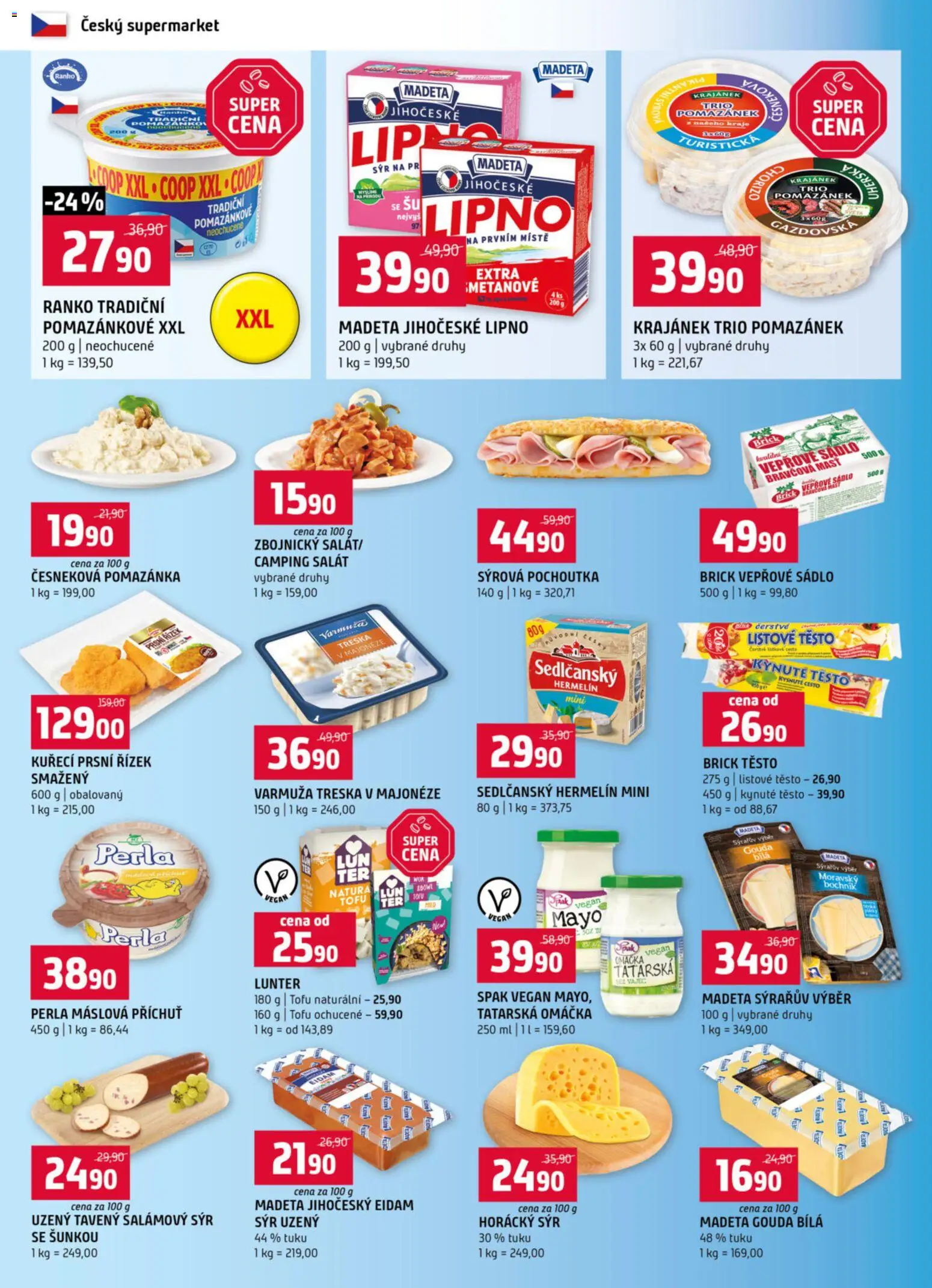 Terno leták - Blatná, Strakonice od 18.02.2026 | Strana: 4 | Produkty: Vegan, Hermelín, Eidam, Těsto