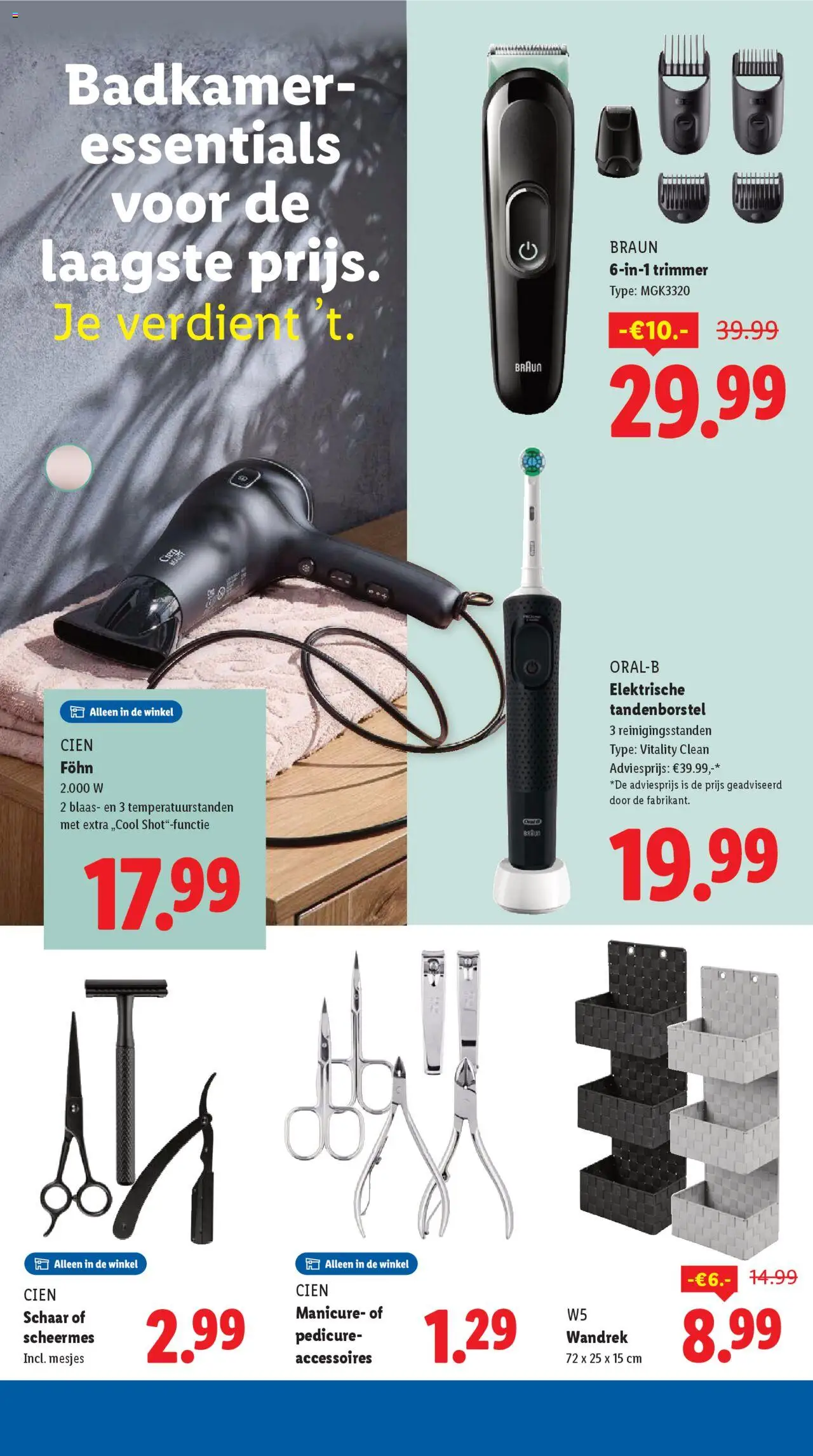 {H1} | Pagina: 38 | Producten: Tandenborstel, Föhn, Elektrische tandenborstel, Scheermes