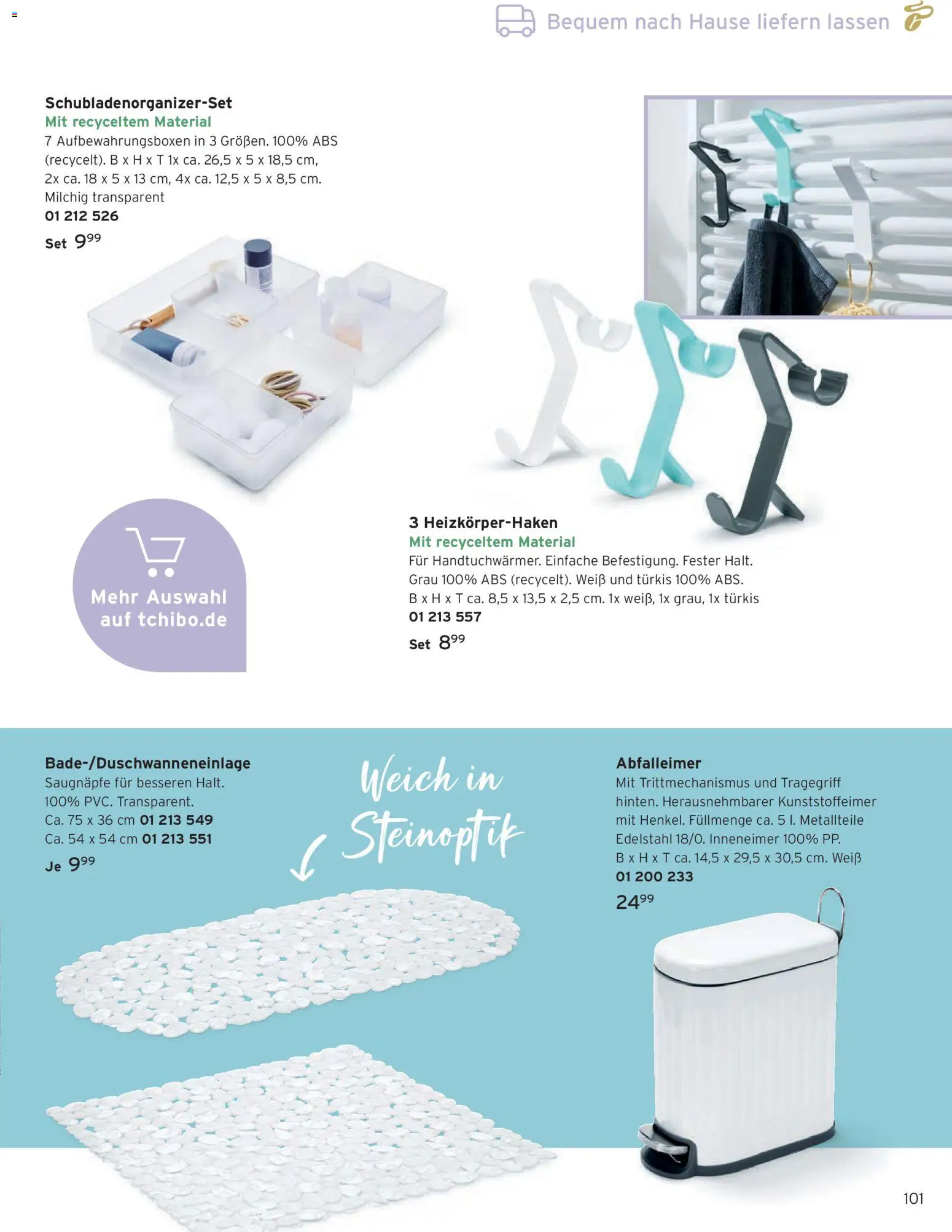Angebote Tchibo – gültig ab 01.02.2026 | Seite: 101 | Produkte: Abfalleimer