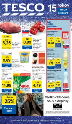 Tesco leták platný od 10.09.2025