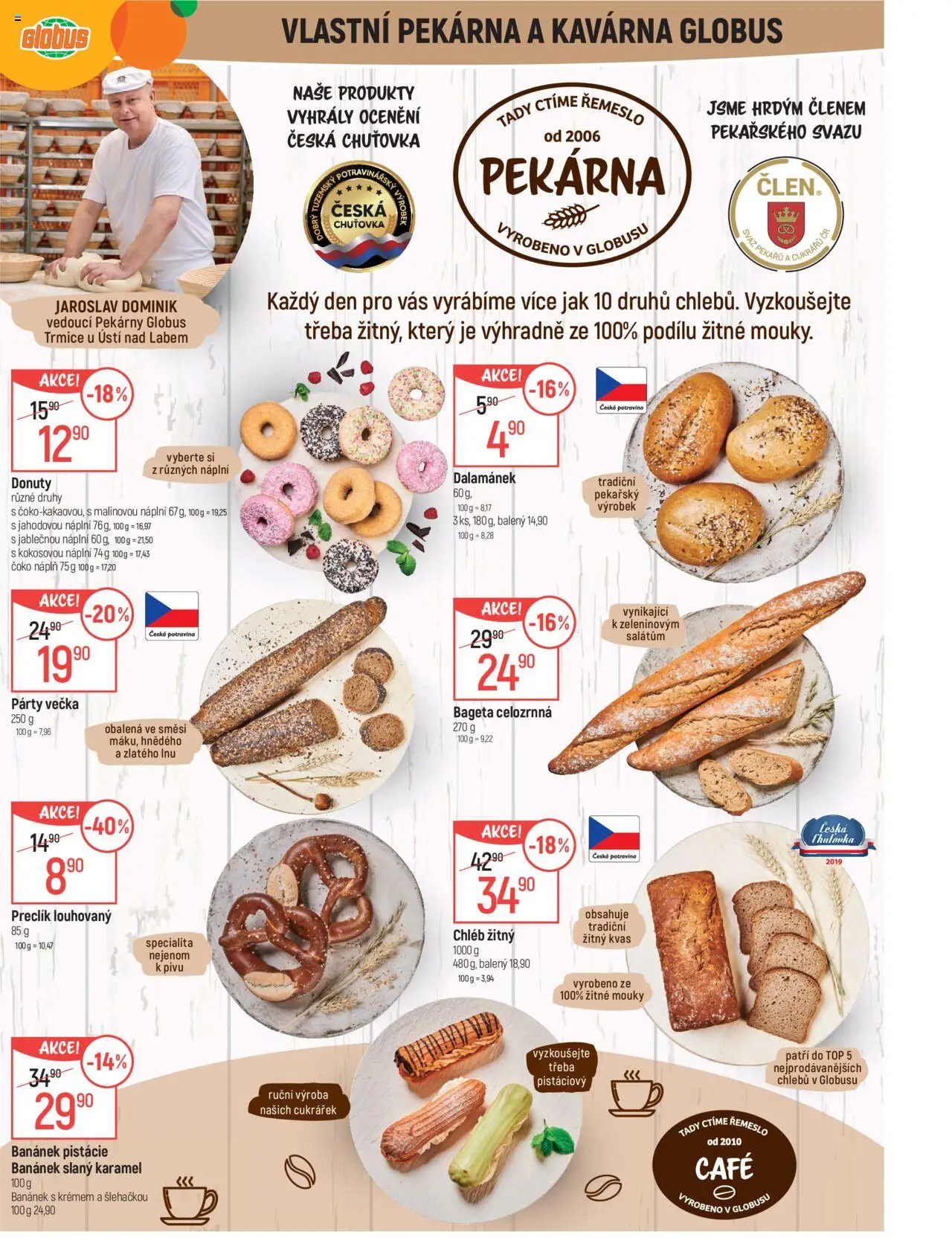 Globus leták - Trmice od 13.08.2025 | Strana: 7 | Produkty: Slaný karamel, Globus, Chléb, Pistácie