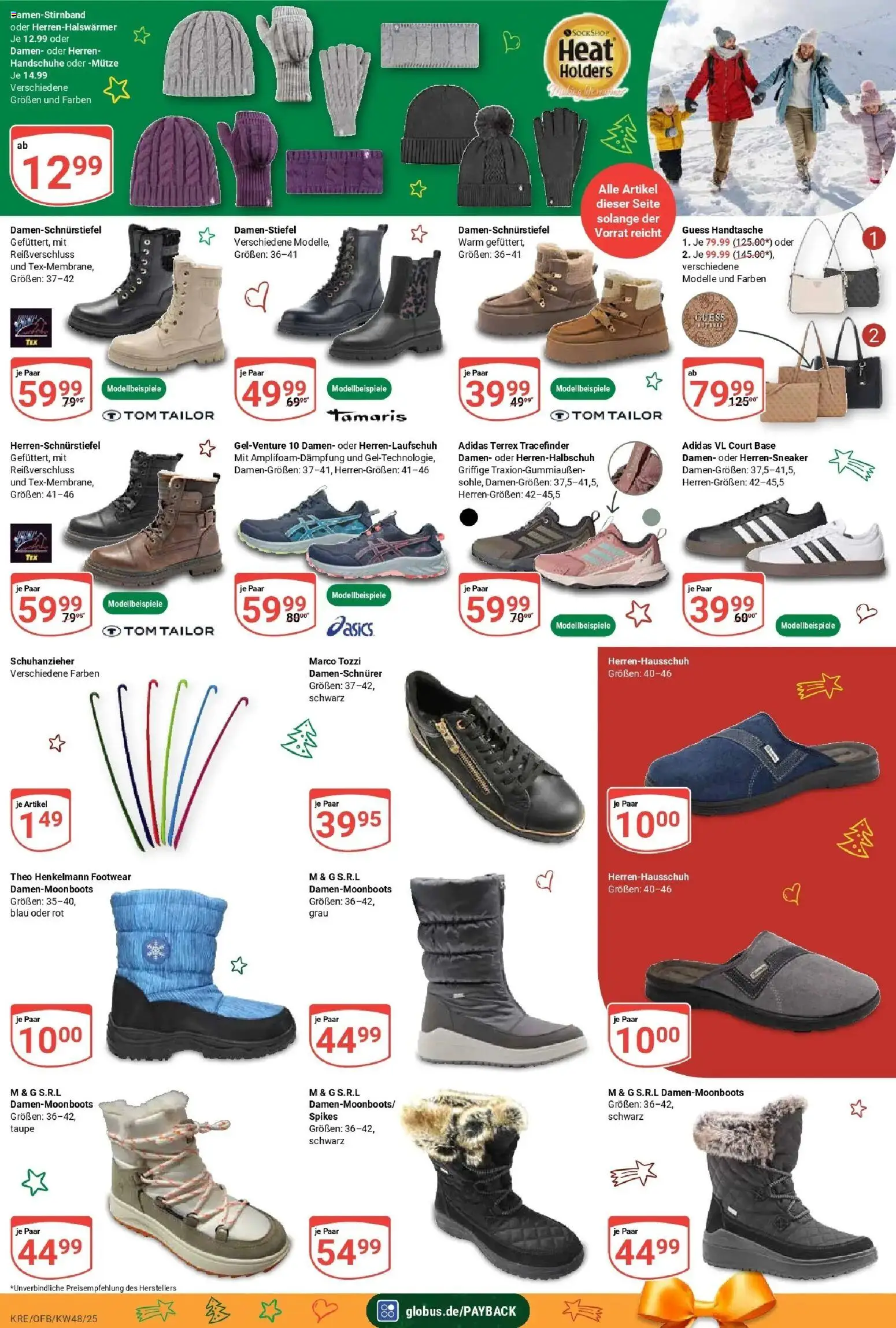 Globus prospekt Krefeld	 – gültig ab 23.11.2025 | Seite: 30 | Produkte: Handtasche, Handschuhe