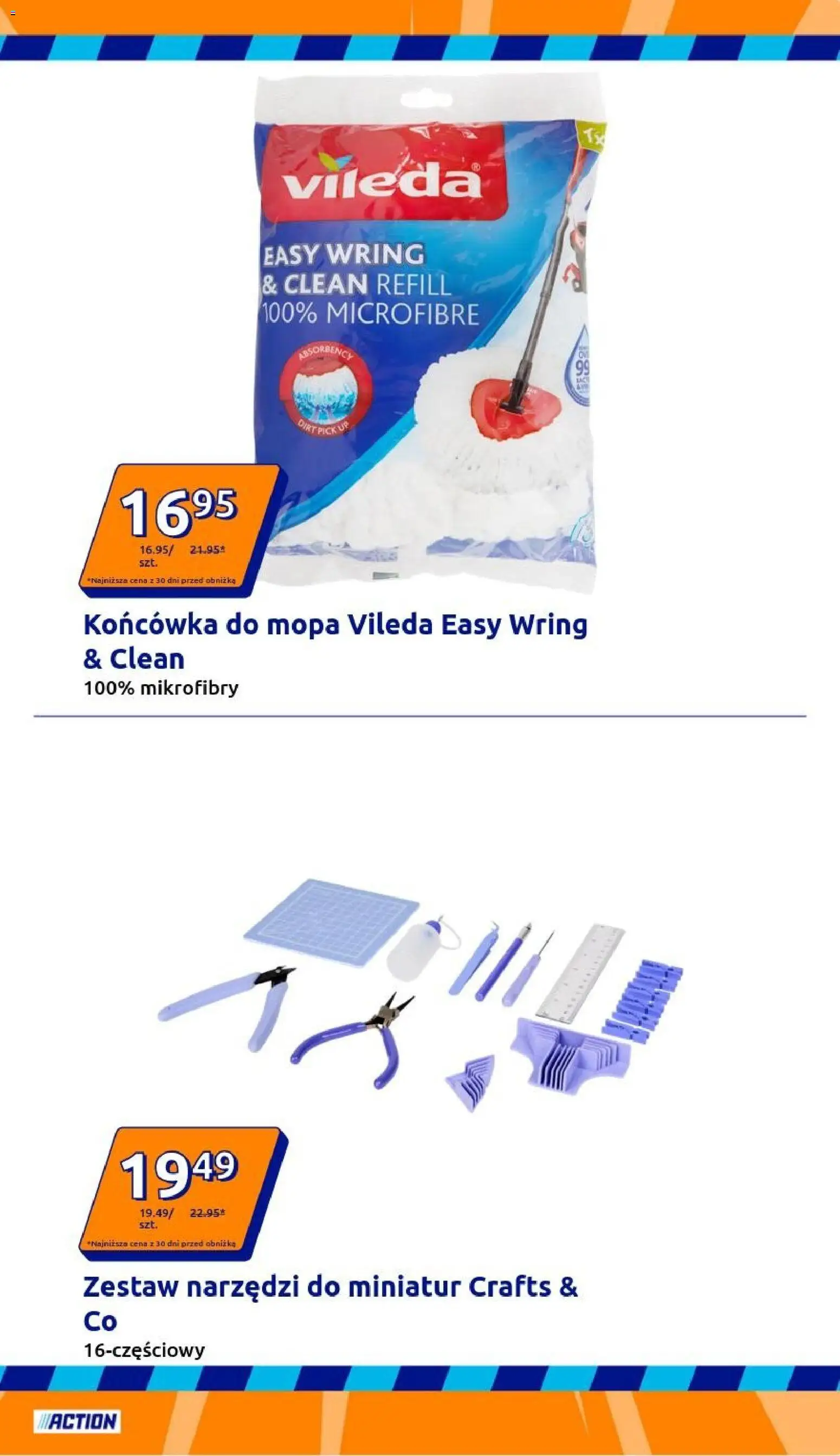 Action Gazetka od 21.01.2026 | Strona: 29 | Produkty: Zestaw narzędzi, Vileda