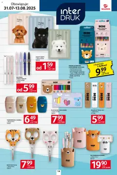 Selgros cash&carry - Katalog Szkoła od 31.07.2025 | Strona: 14 | Produkty: Temperówka, Zeszyt, Biurko