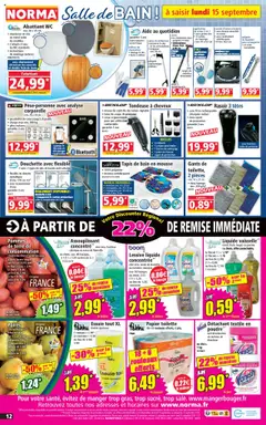  | Page: 12 | Produits: Pomme, Brosse, Savon, Tapis