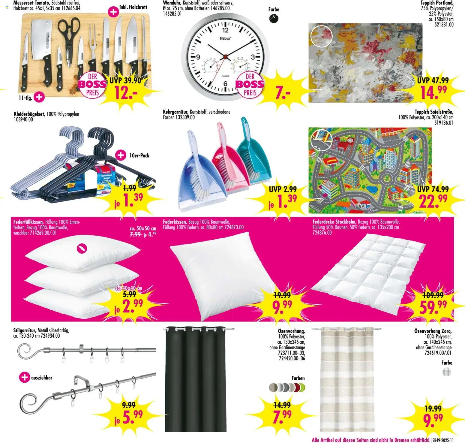 SB Möbel Boss - Black Friday – gültig ab 28.11.2025 | Seite: 11 | Produkte: Batterien, Teppich