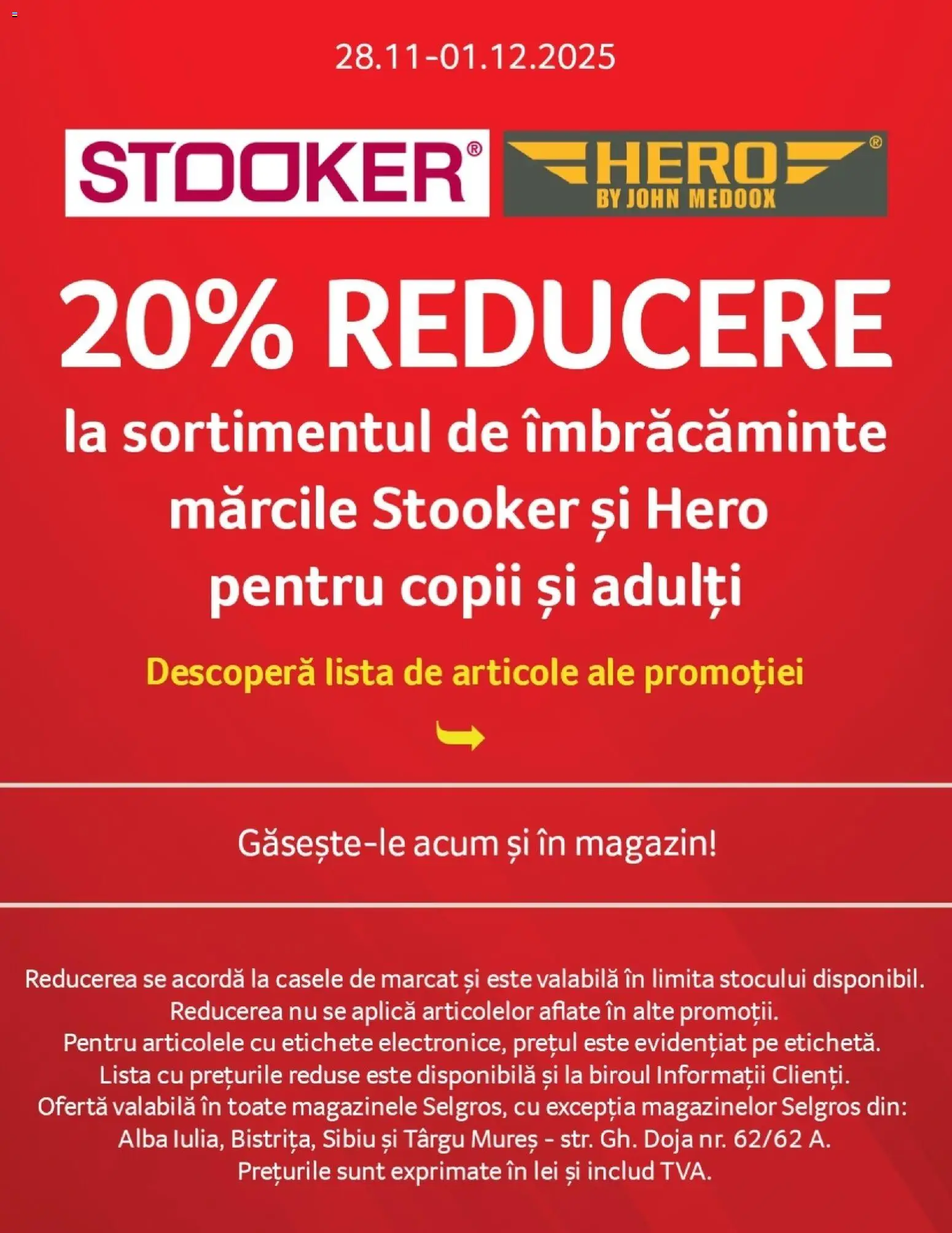 Noul catalog Selgros – valabil de la 28.11.2025 | Pagină: 1