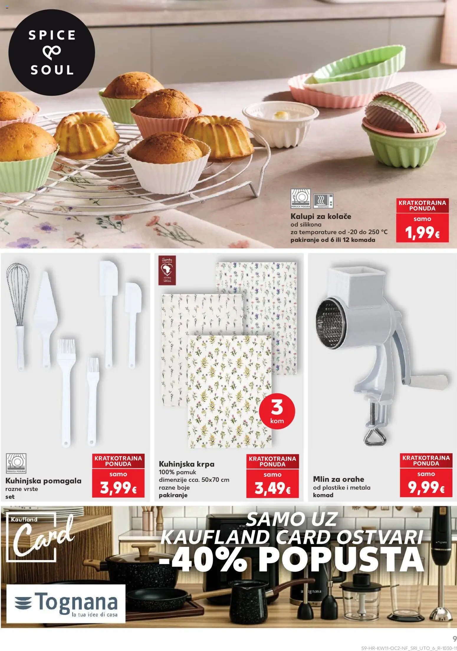 Kaufland katalog | vrijedi od 11.03.2026 | Stranica: 9 | Proizvodi: Perilica posuđa, Krpa, Kalupi