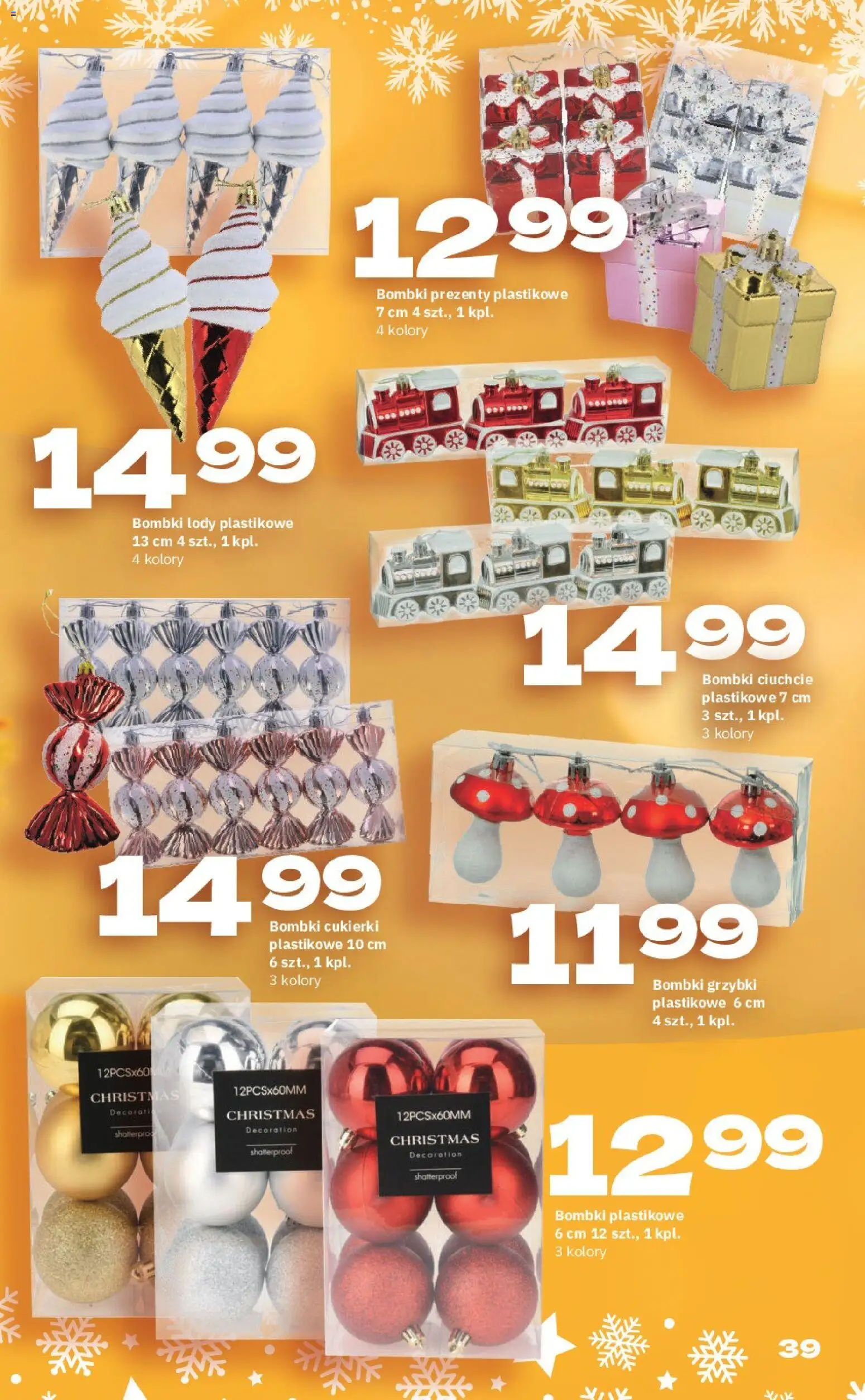 Twój Market Gazetka - Gwiazdka od 17.11.2025 | Strona: 39 | Produkty: Cukierki, Lody