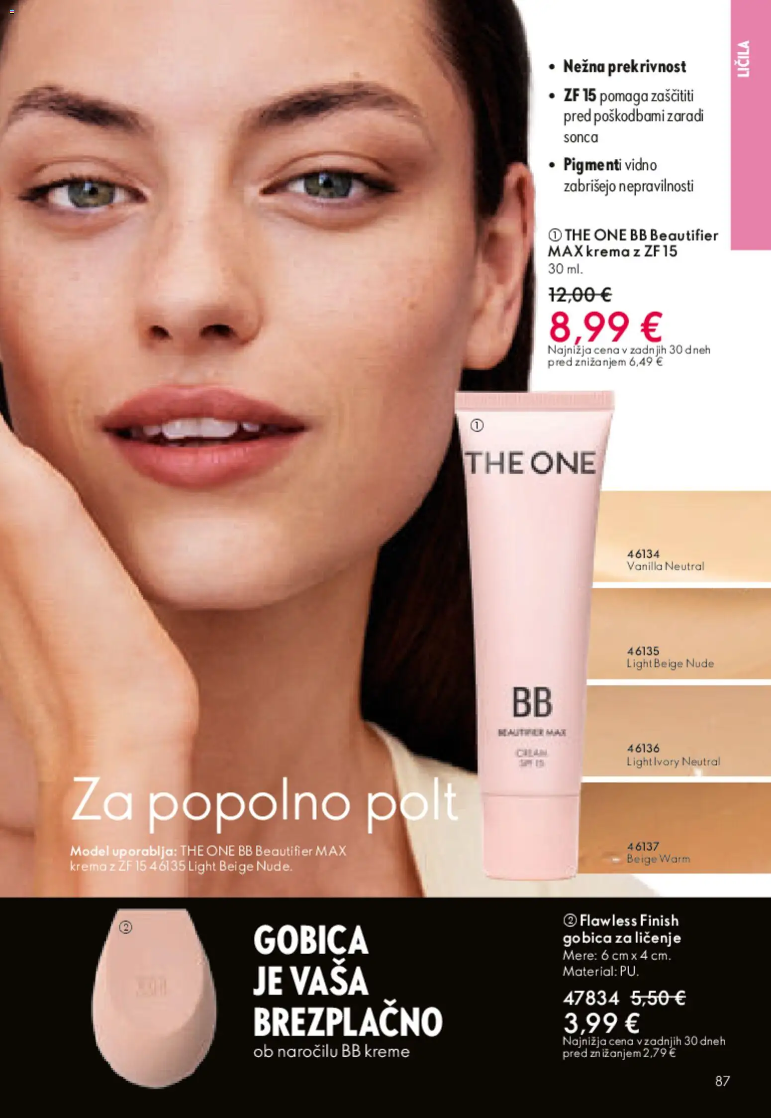 Novi Oriflame katalog ponudbe – veljaven od 01.04.2026 | Stran: 86 | Izdelki: Licila, Gobica, Krema