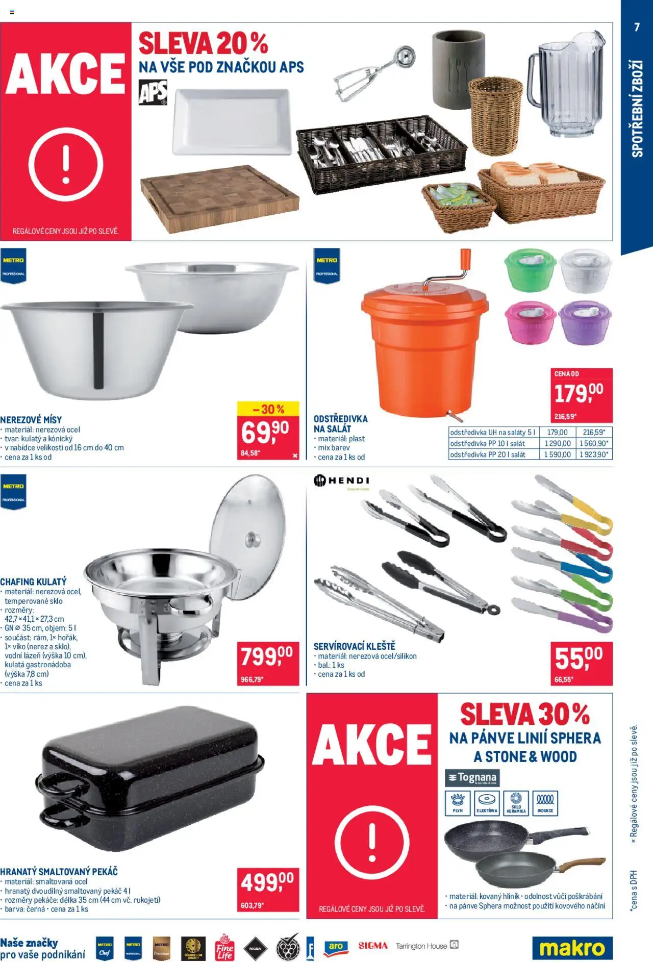 Makro leták - Spotřební zboží od 18.06.2025 | Strana: 7 | Produkty: Saláty, Pekáč, Salát, Pánve